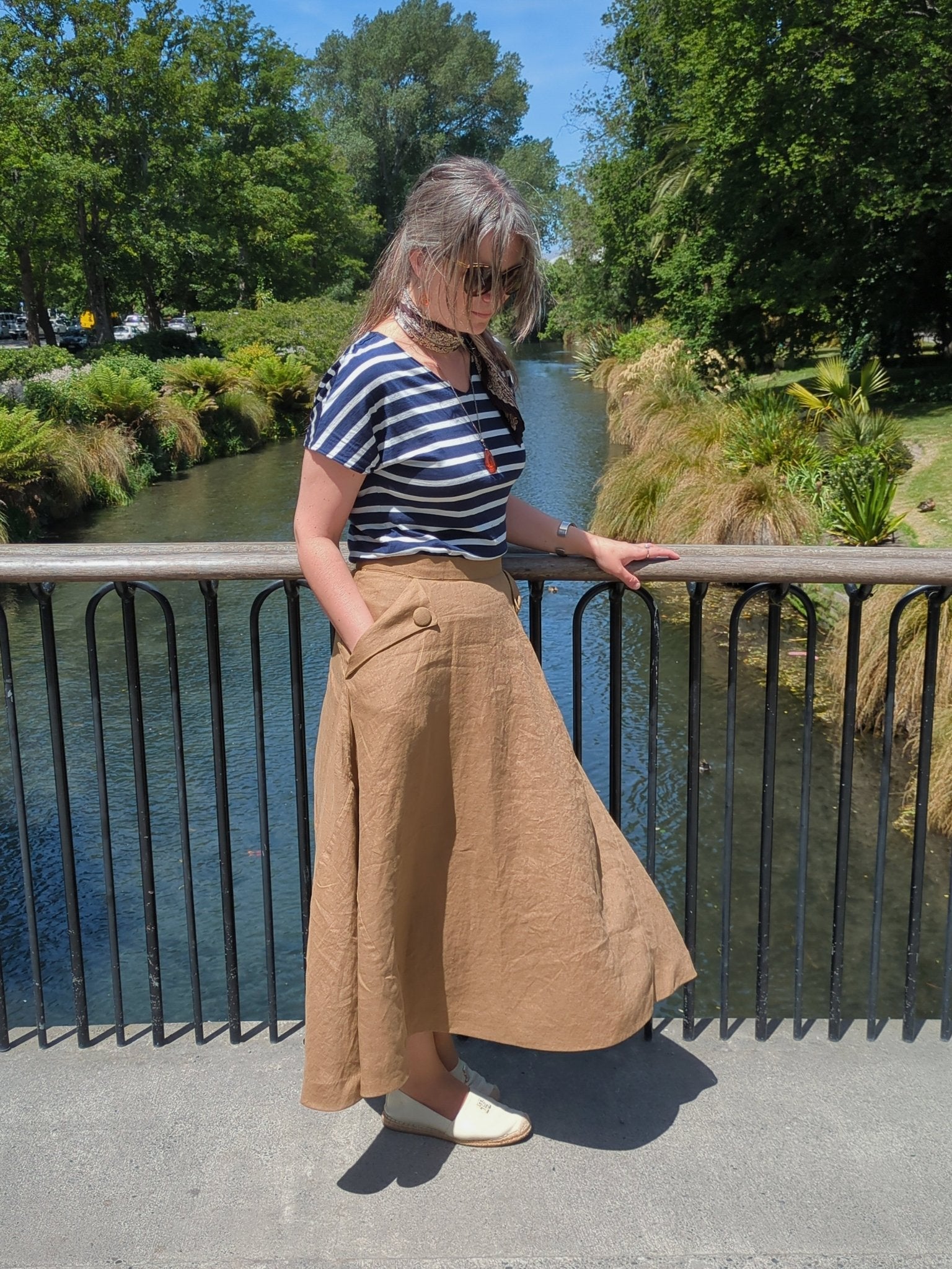 From threadle to electric // No. 24 Antheuil skirt by How to Do Fashion - Little Haberdasher Shoppe