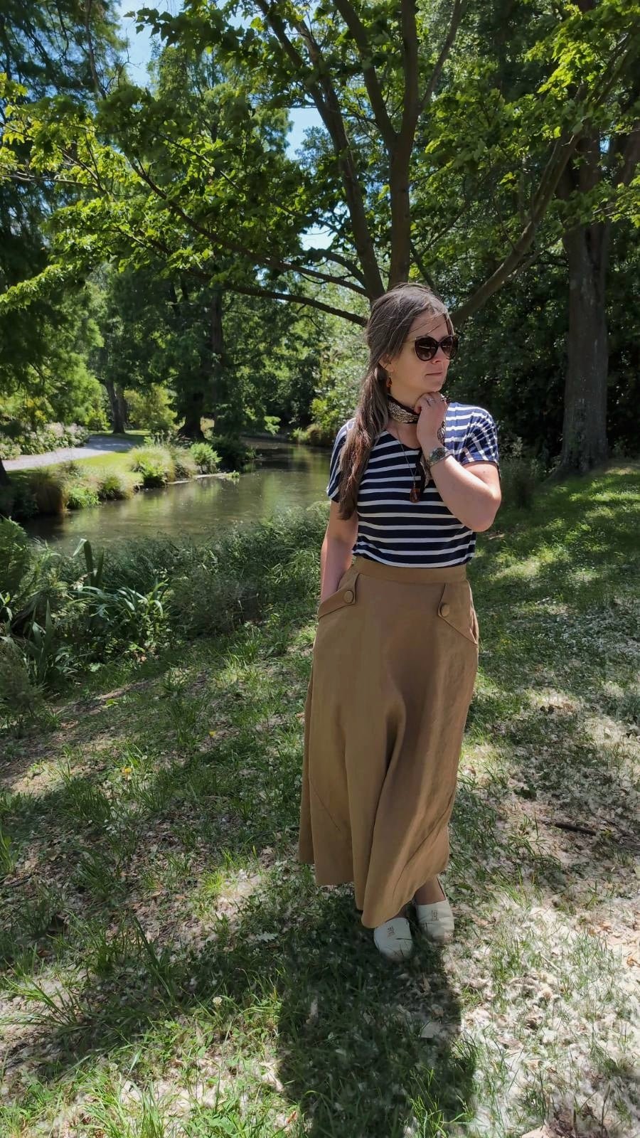 From threadle to electric // No. 24 Antheuil skirt by How to Do Fashion - Little Haberdasher Shoppe