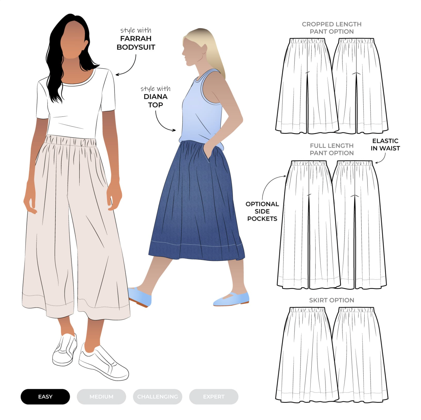 Rumi Woven Skirt and Pant