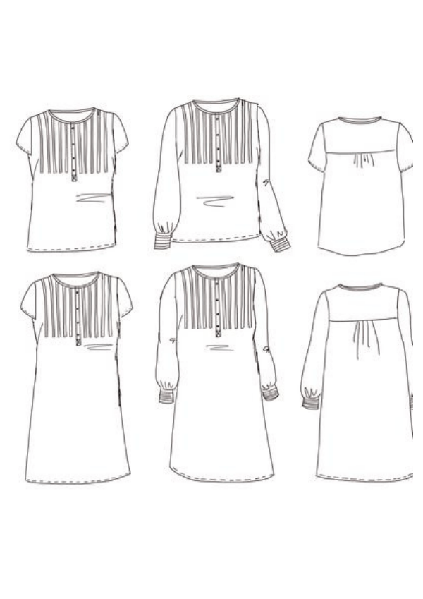 Maison Fauve - Atlas shirt dress and top - Little Haberdasher Shoppe