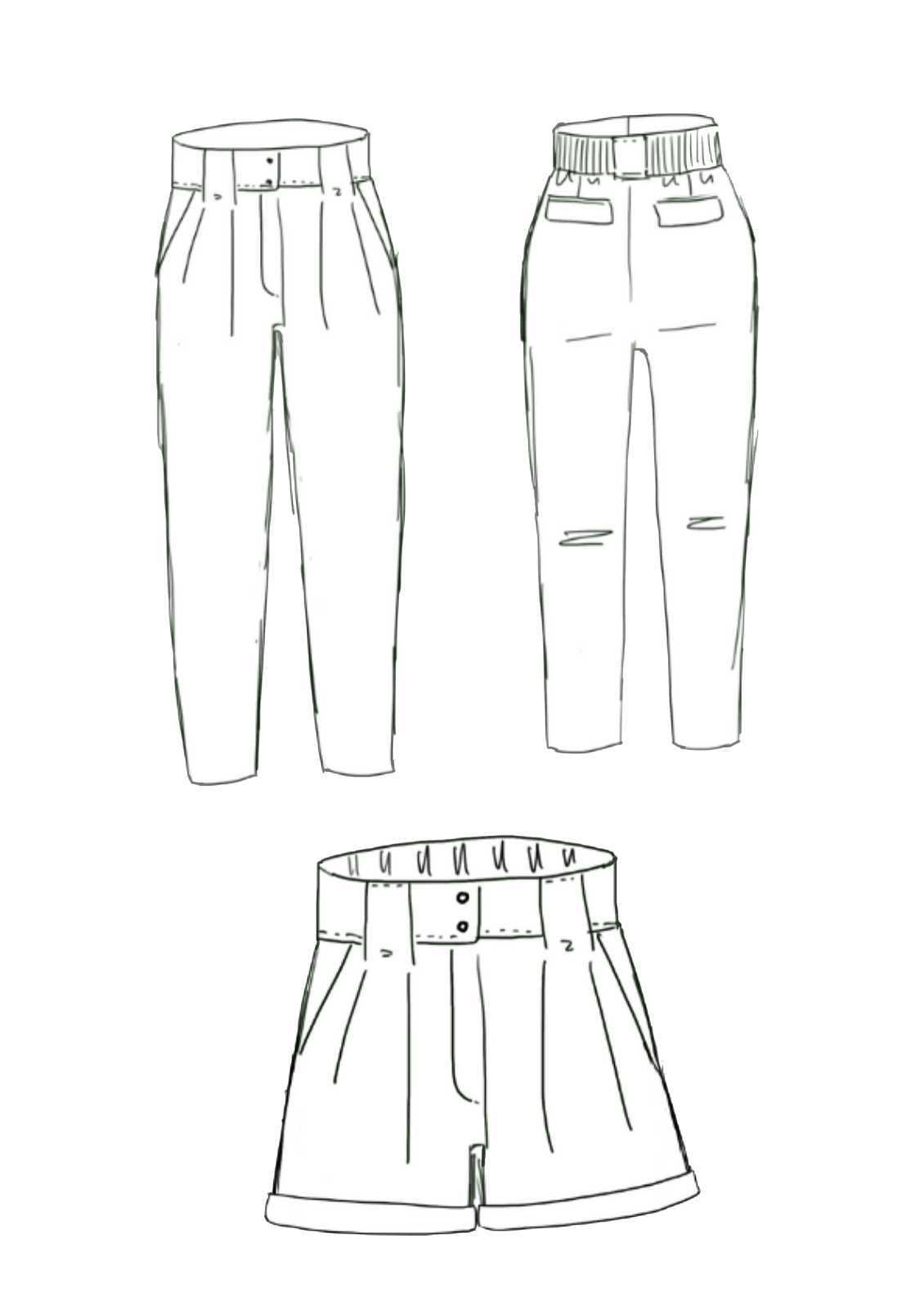 Maison Fauve - Belem trousers and shorts