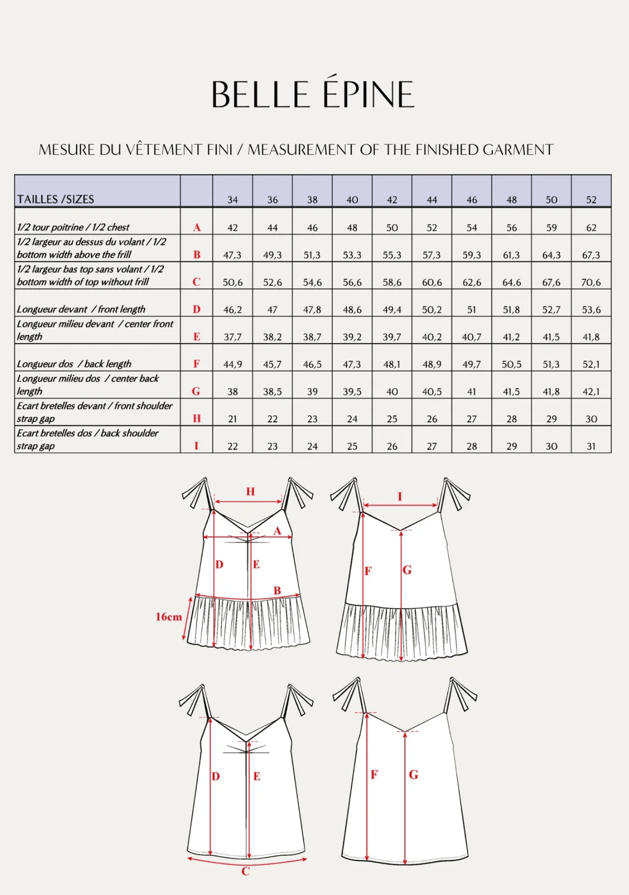 Maison Fauve - Belle Épine top - Little Haberdasher Shoppe