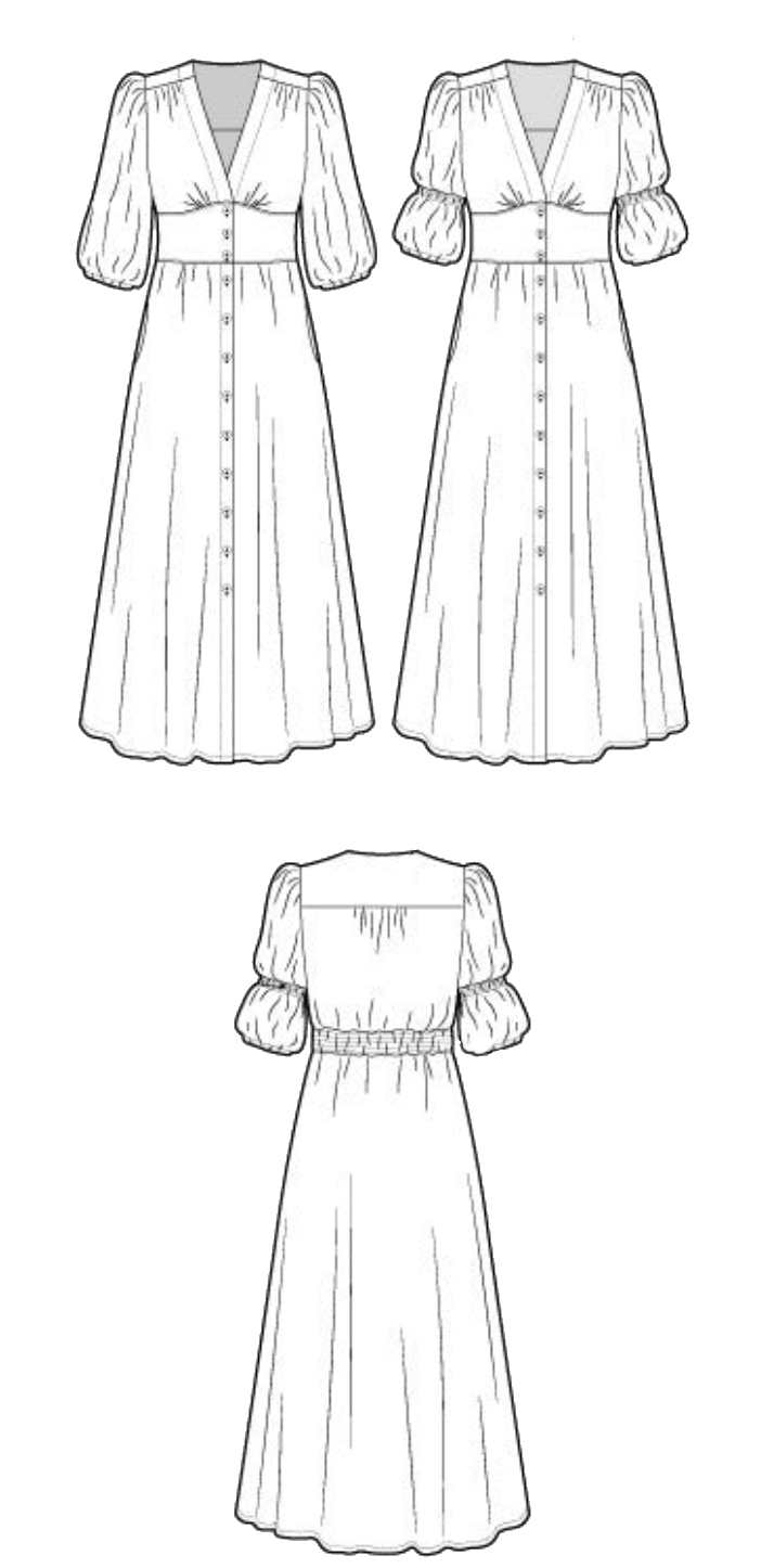 StyleArc - Belle Woven Dress