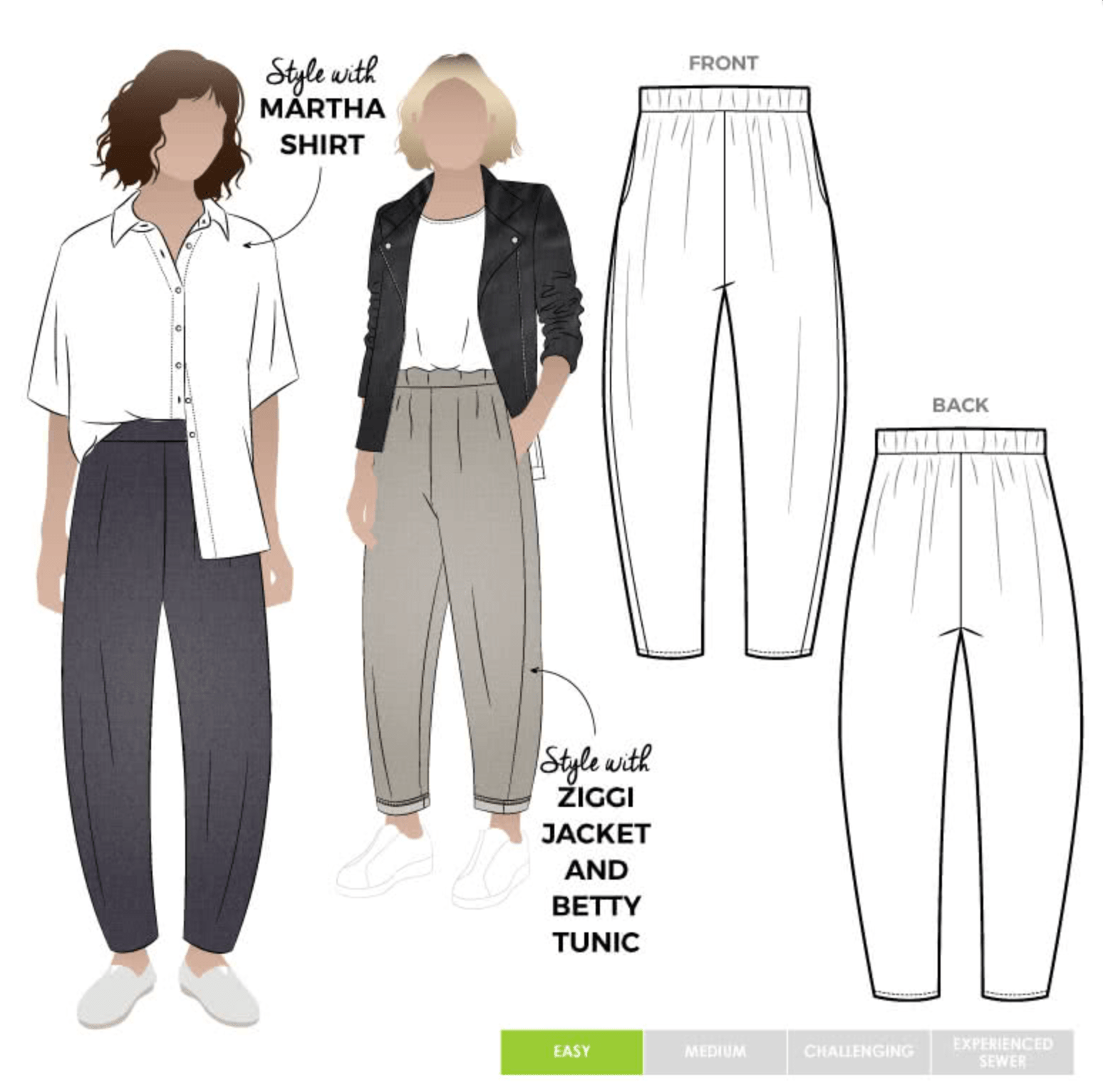 StyleArc - Bob Woven Pant