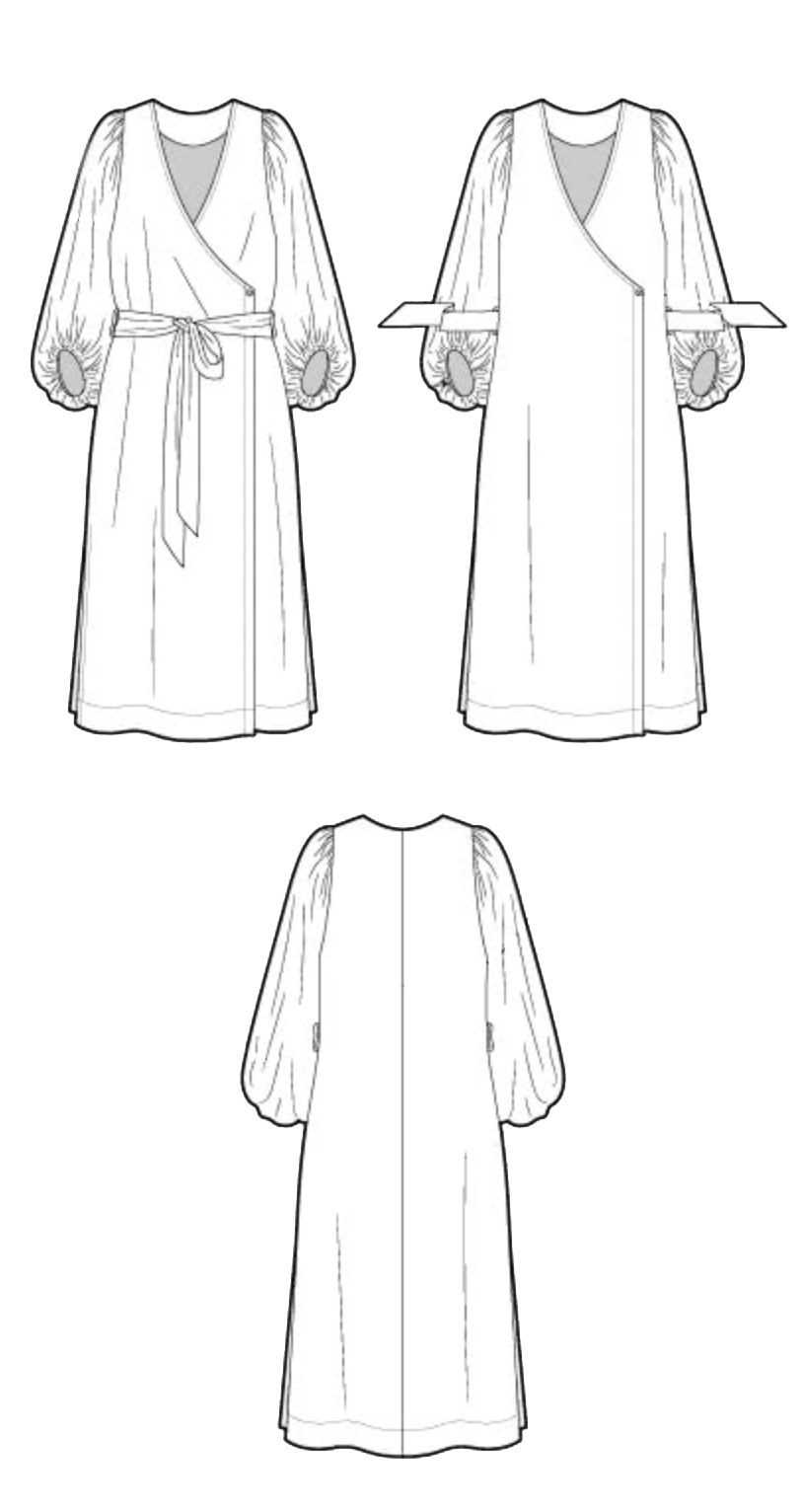 StyleArc - Brigid Wrap Dress