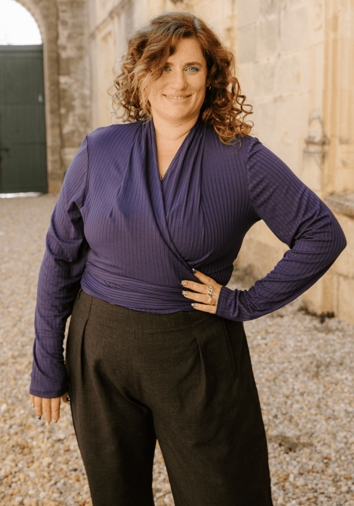 Maison Fauve - Cursive Wrap Top