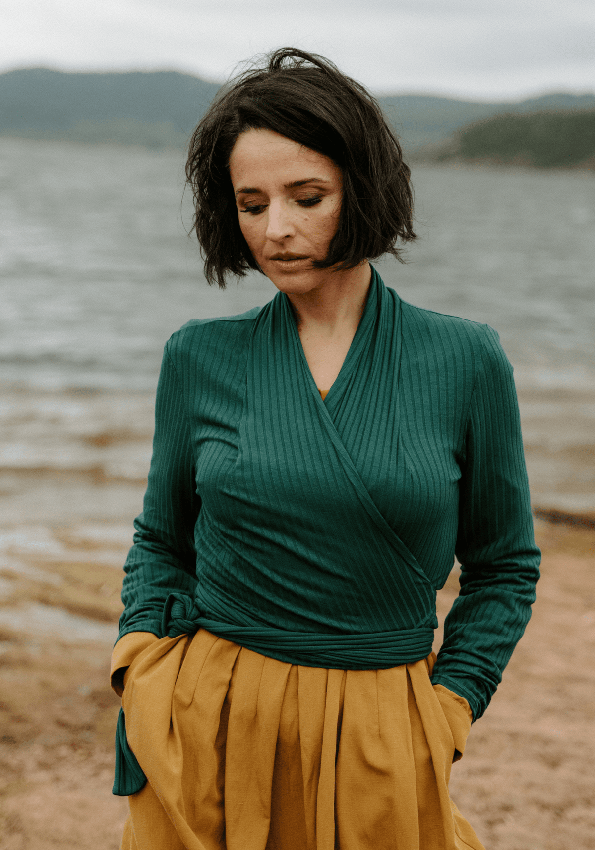 Maison Fauve - Cursive Wrap Top
