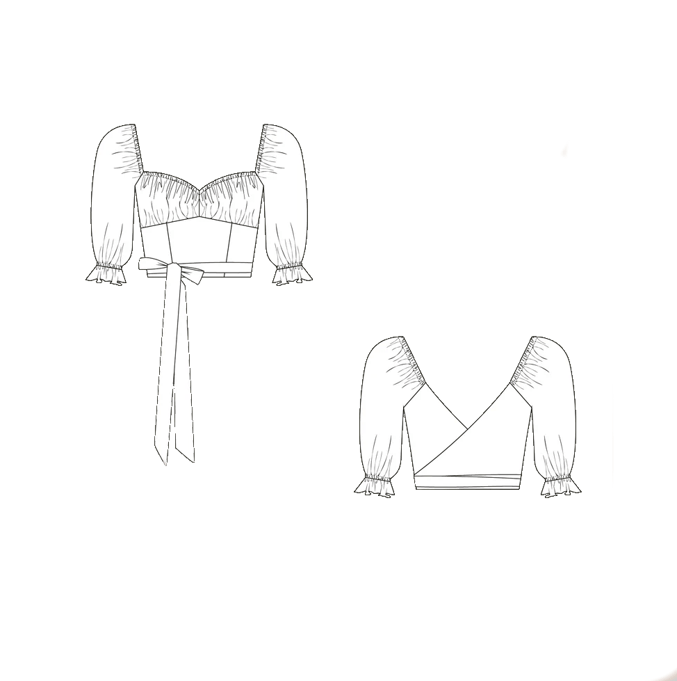 Stitched for Good - Honeysuckle top
