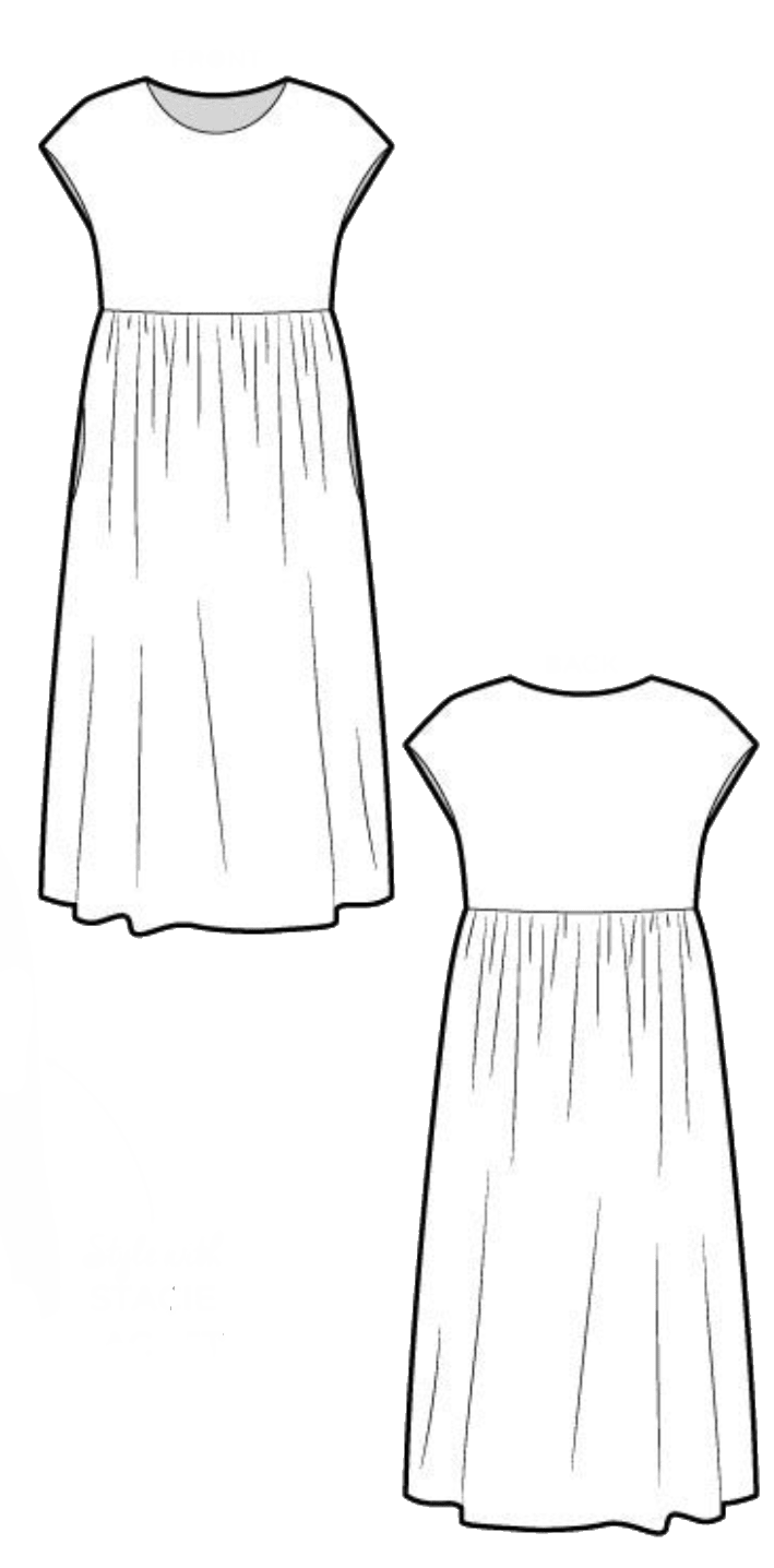 StyleArc - Montana Midi Dress