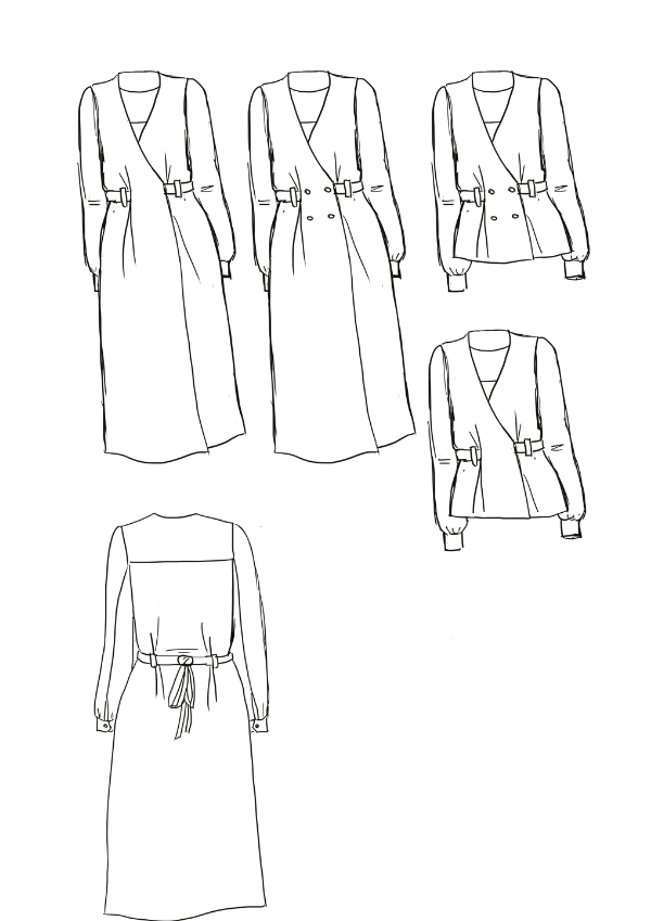 Maison Fauve - Soho wrap dress and top - Little Haberdasher Shoppe