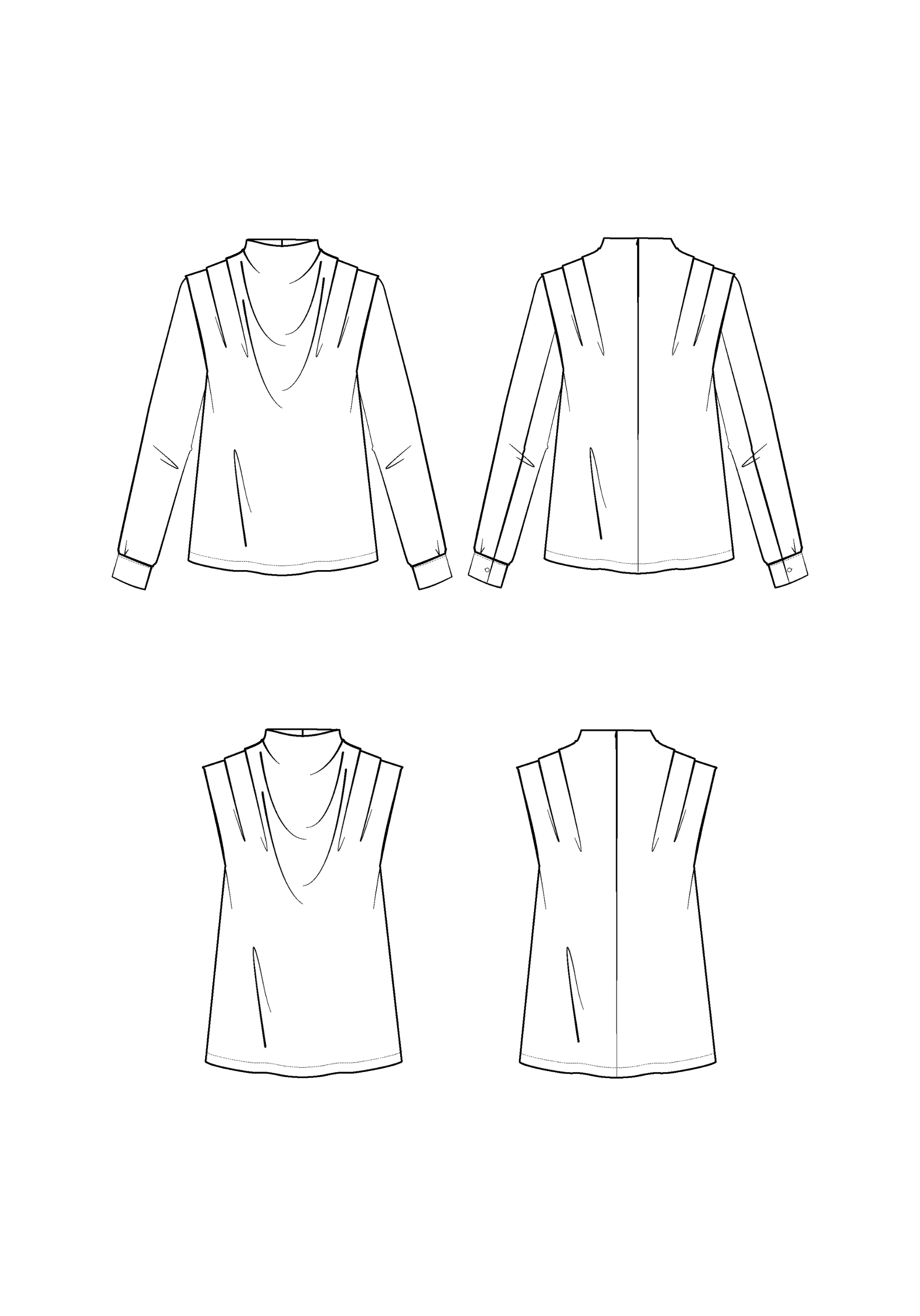Storm / Tempete blouse