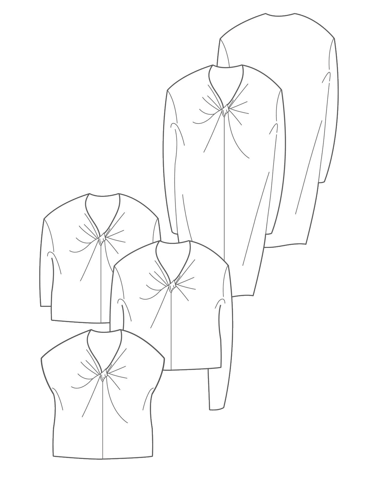 The Makers Atelier - The Origami Dress and Top (PDF)