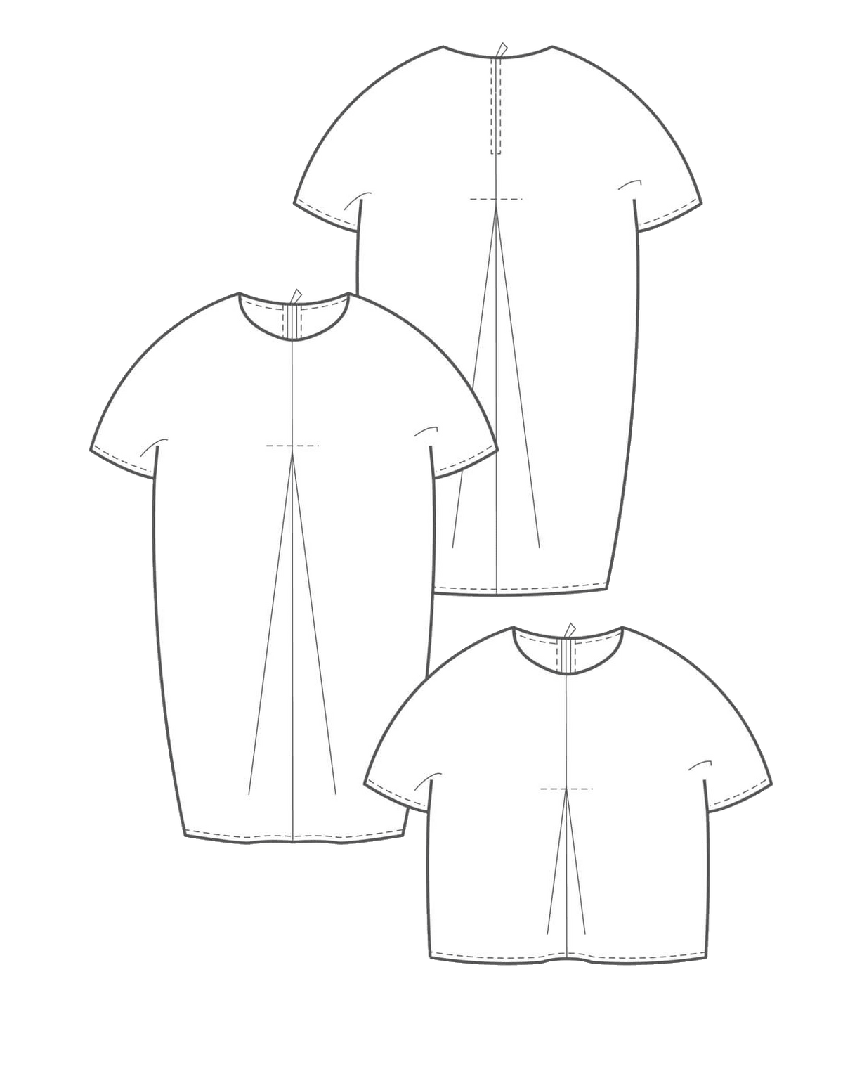 The Makers Atelier - The Pleat Detail Dress and Top (PDF)