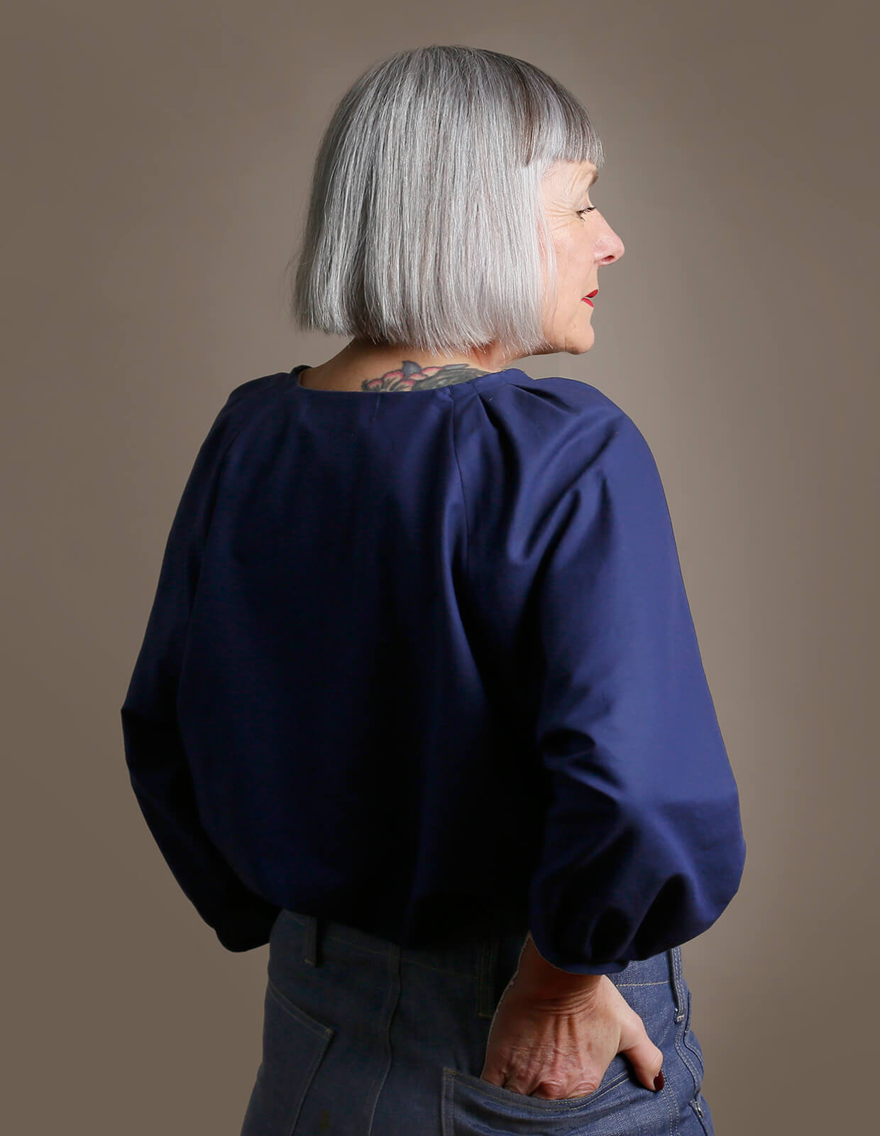 sewing pattern - The Makers Atelier - The Pleat Neck Blouse (PDF) - Little Haberdasher Shoppe