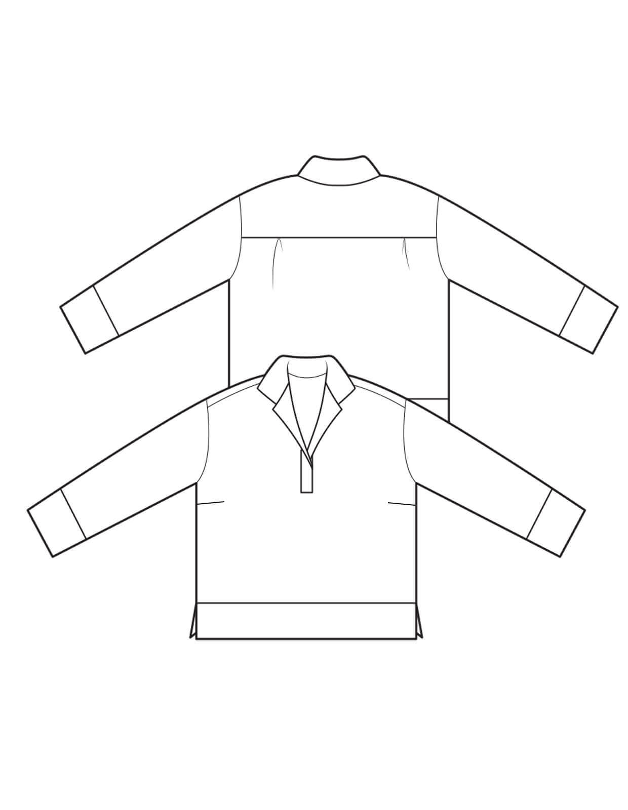 The Makers Atelier - The Pull - on Shirt (PDF) - Little Haberdasher Shoppe