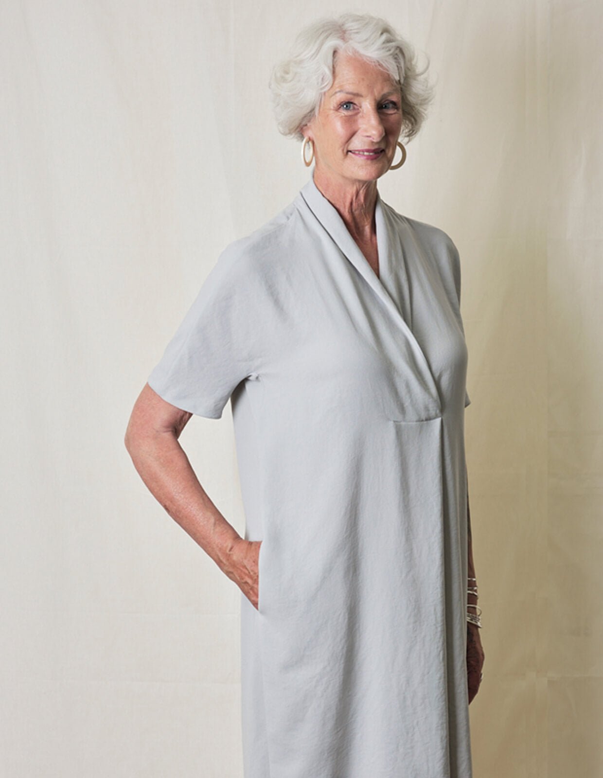 The Makers Atelier - The Shawl Collar Dress (PDF) - Little Haberdasher Shoppe