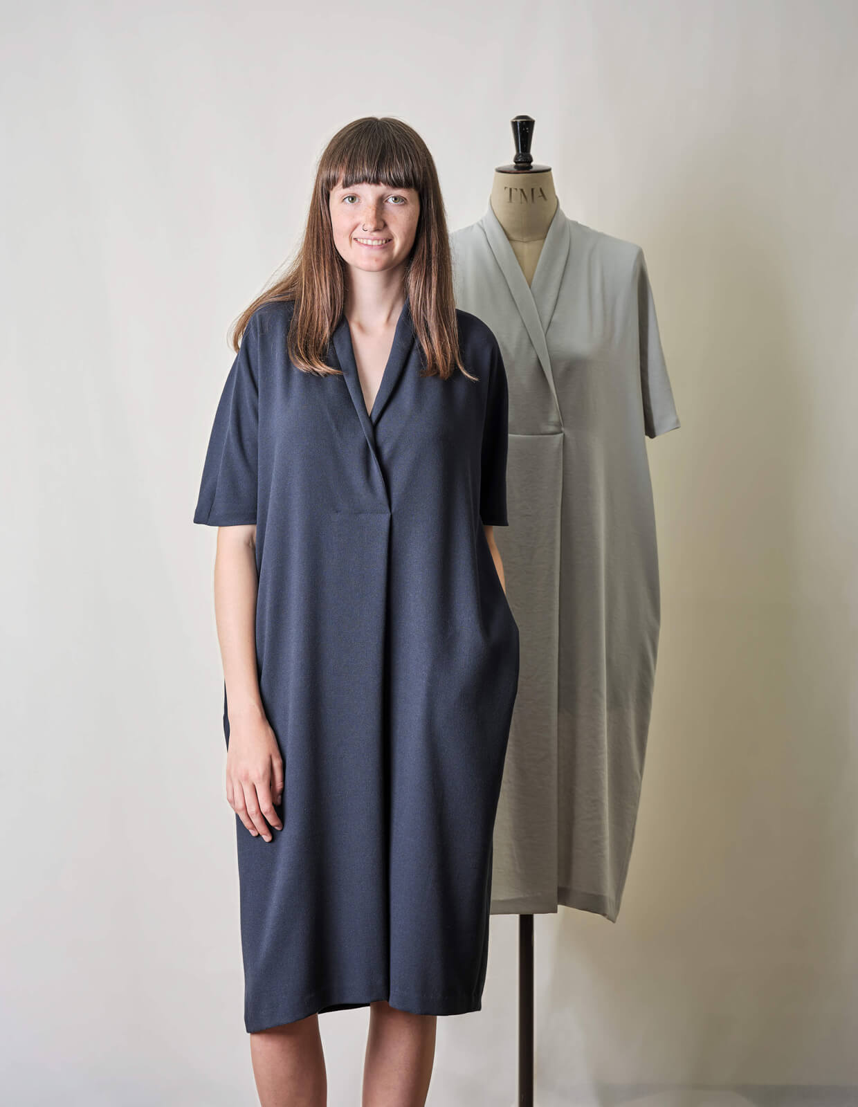 The Makers Atelier - The Shawl Collar Dress (PDF) - Little Haberdasher Shoppe
