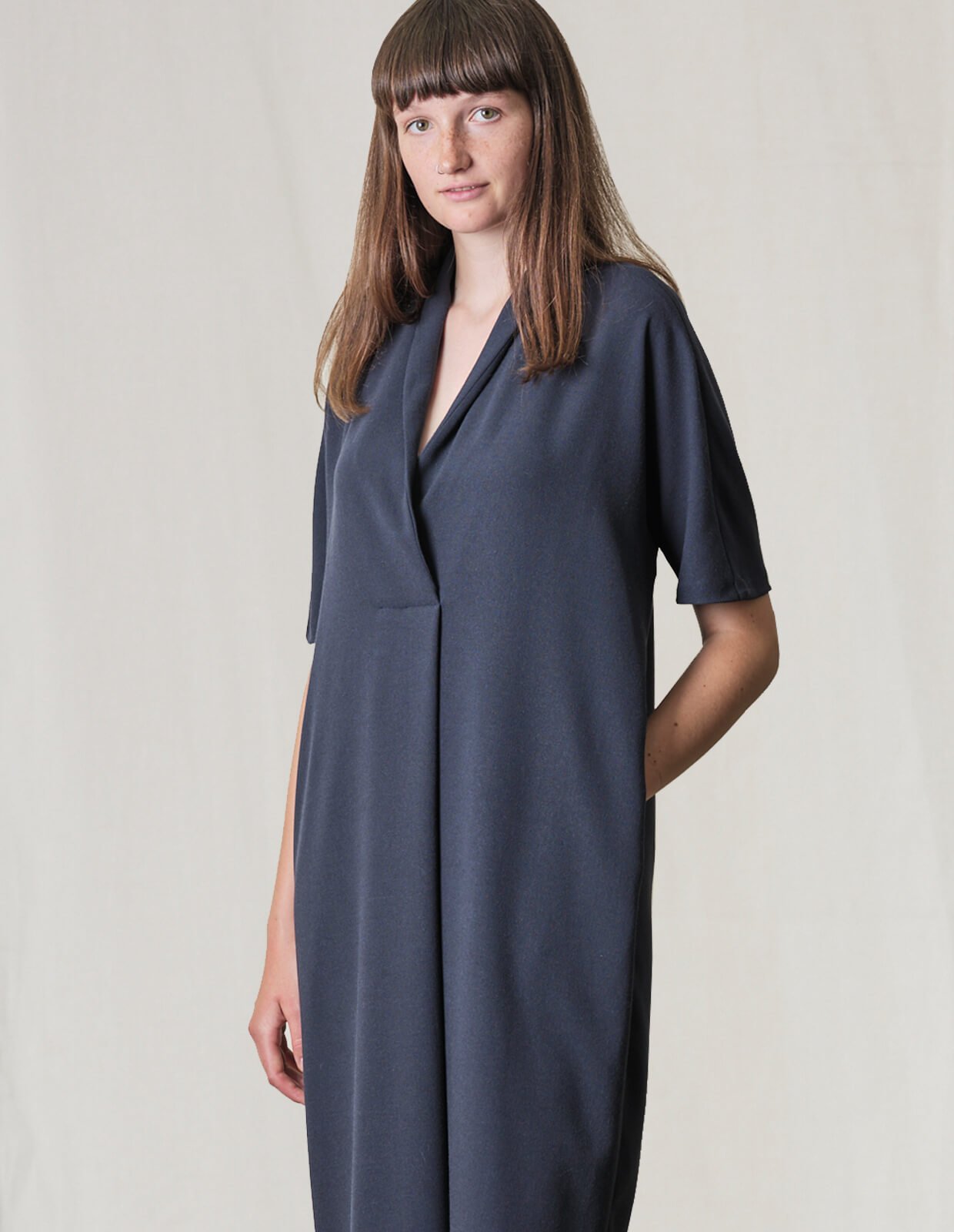 The Makers Atelier - The Shawl Collar Dress (PDF) - Little Haberdasher Shoppe