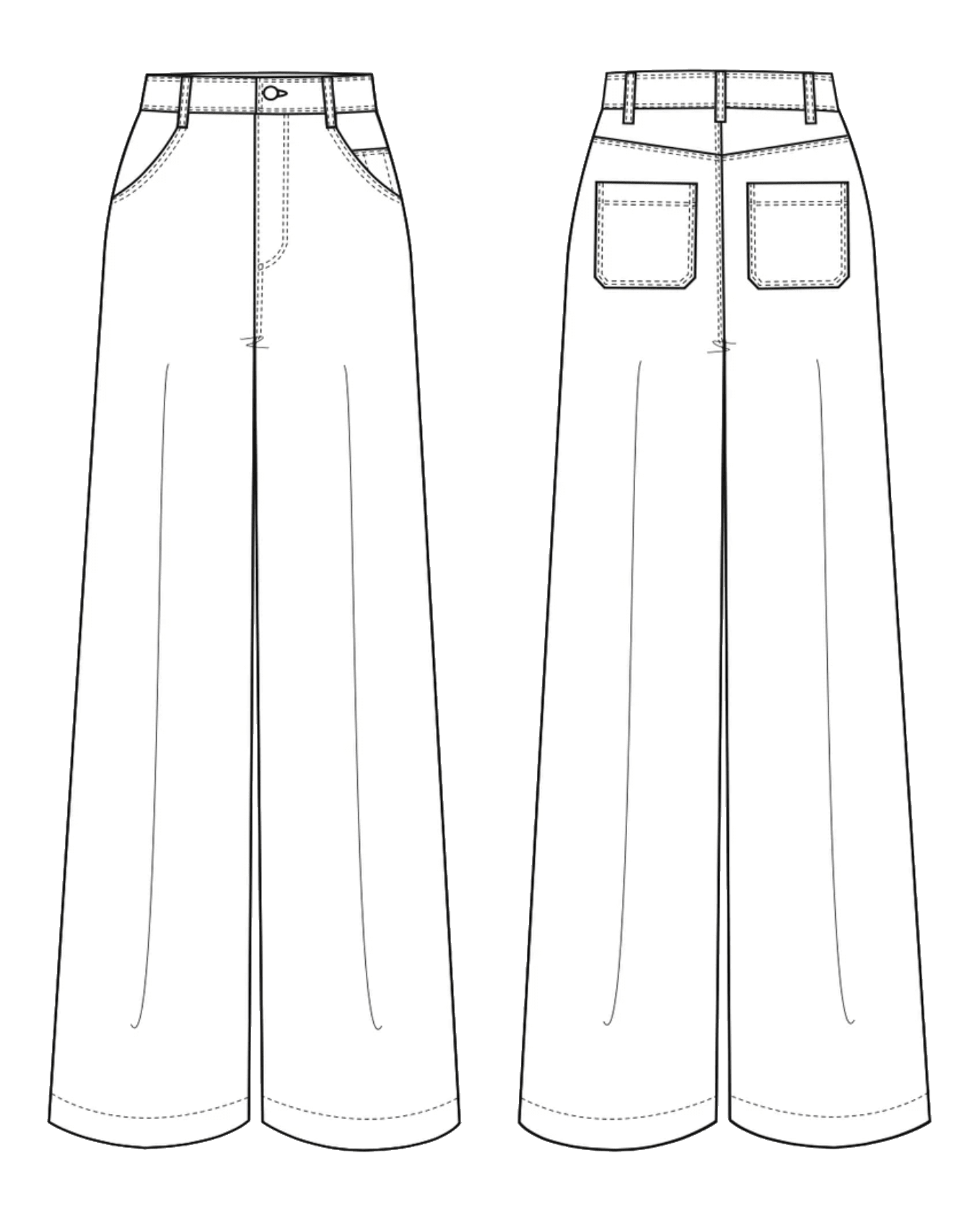 Atelier Brunette - The Wide-Leg Jeans