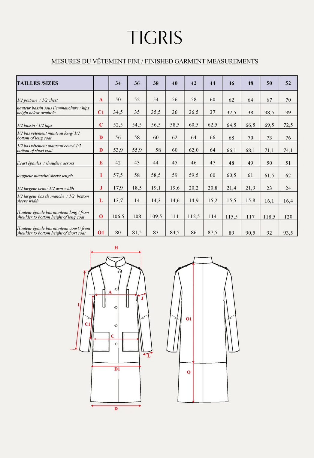 Maison Fauve - Tigris Coat - Little Haberdasher Shoppe