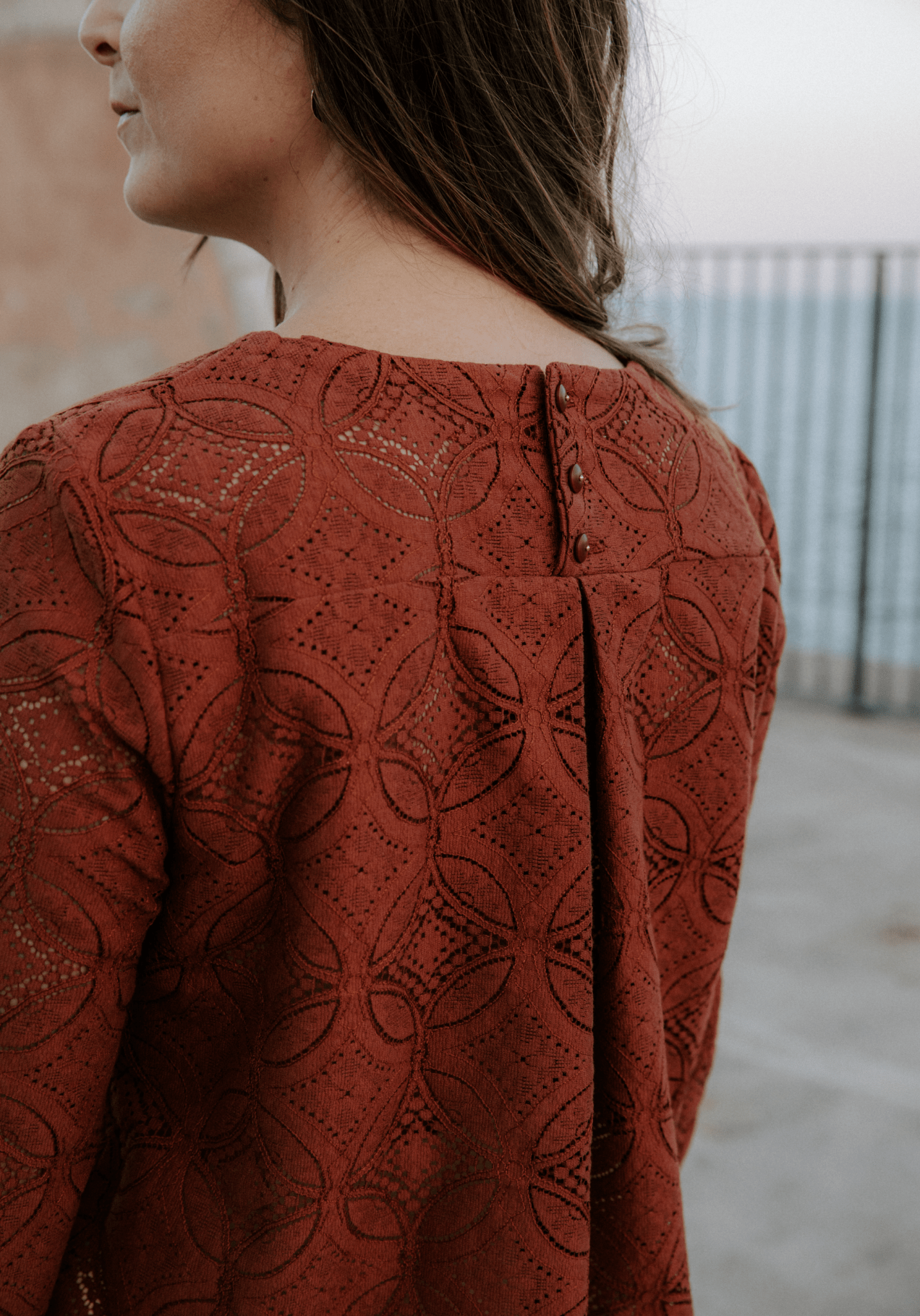Maison Fauve - Violet blouse - Little Haberdasher Shoppe