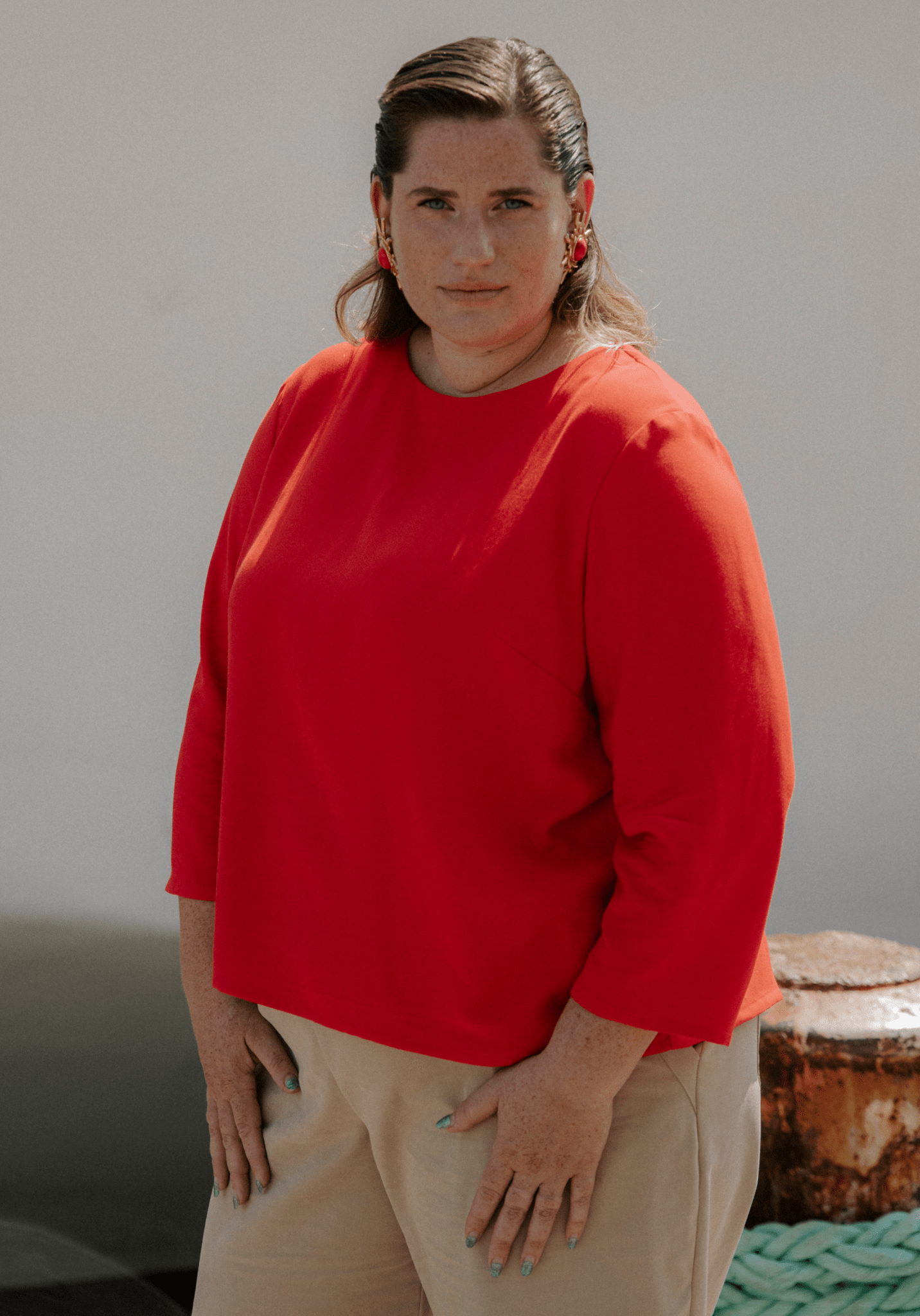 Maison Fauve - Violet blouse - Little Haberdasher Shoppe