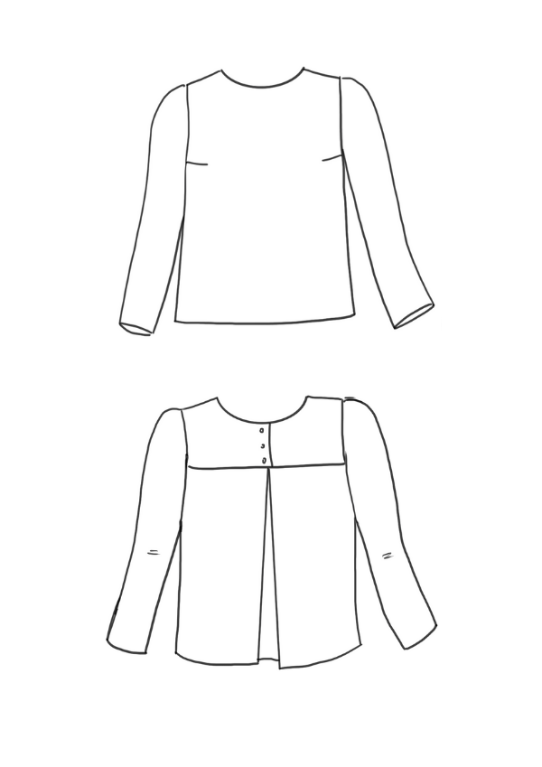 Maison Fauve - Violet blouse - Little Haberdasher Shoppe