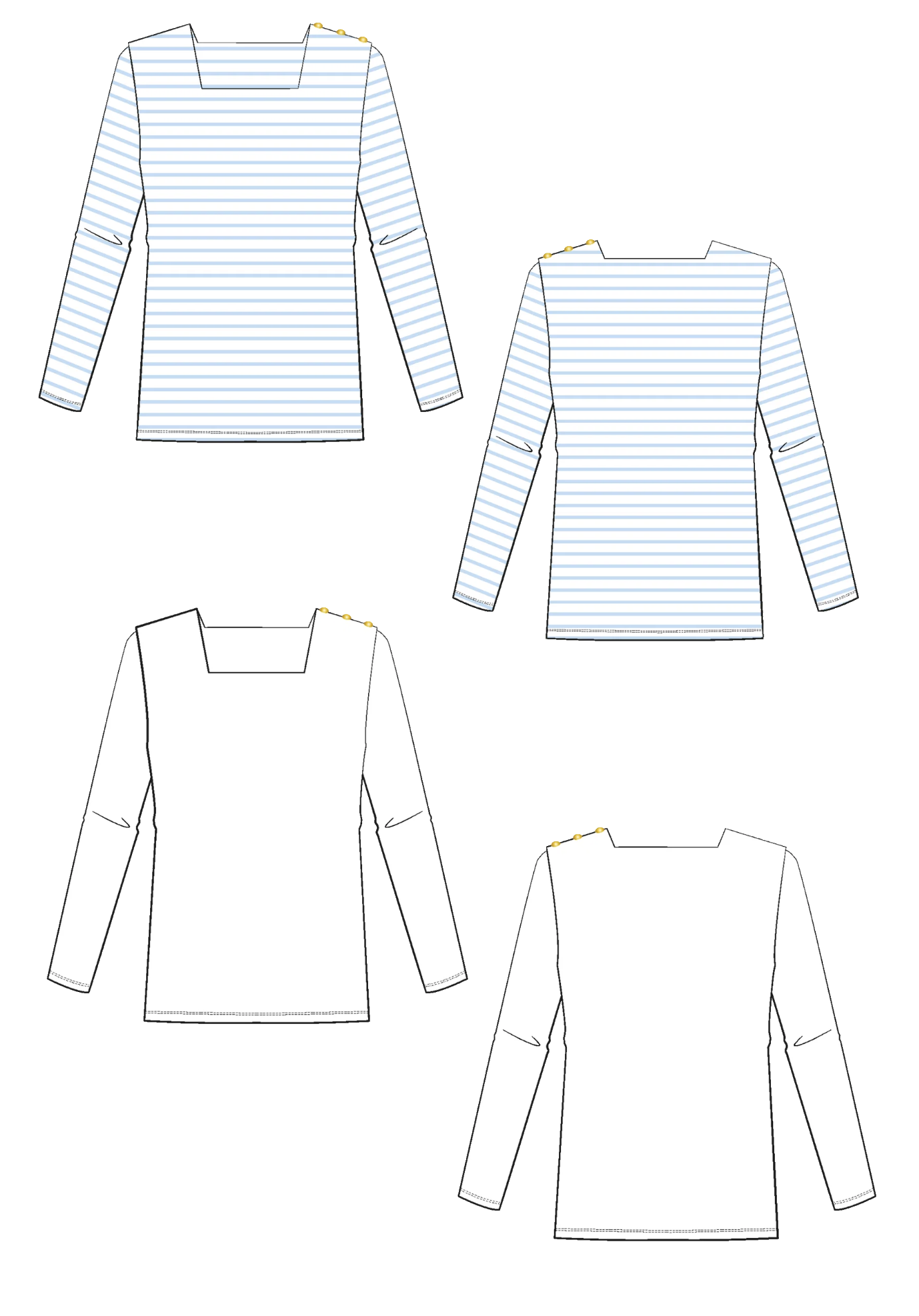 Pirate Breton Top