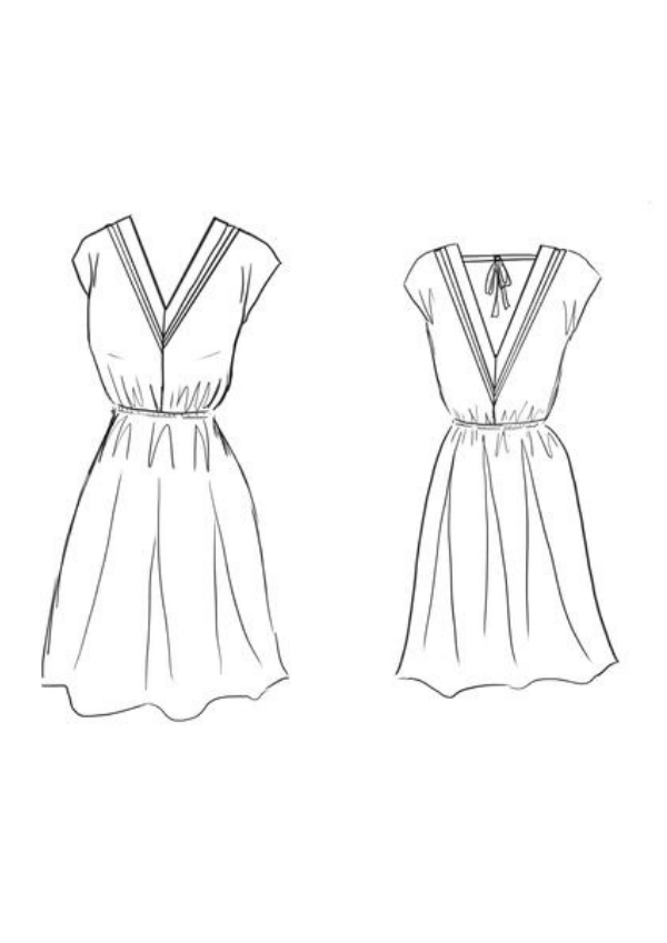 sewing pattern - Maison Fauve - Byznace dress and top - Little Haberdasher Shoppe