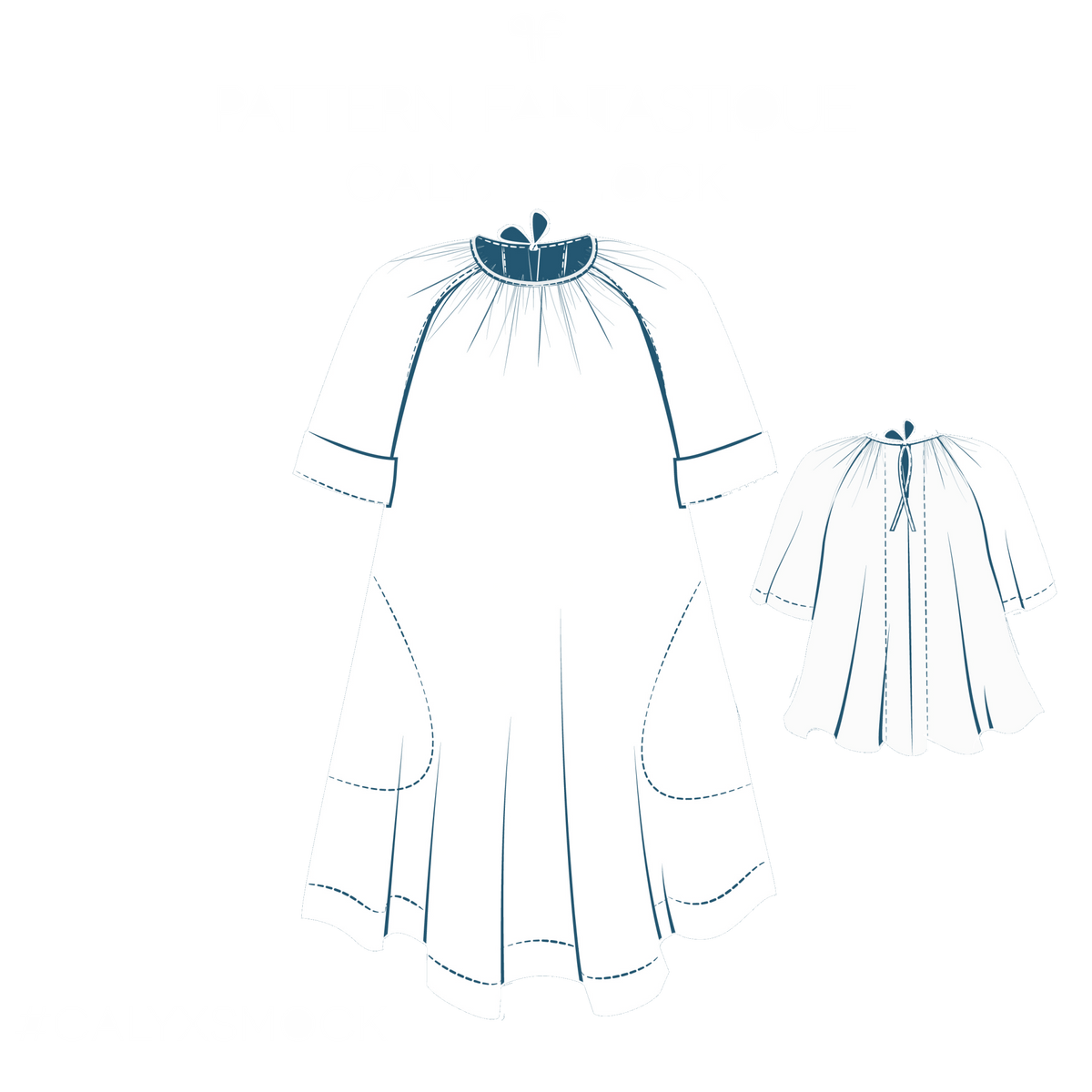Pattern Fantastique - Calyx Smock