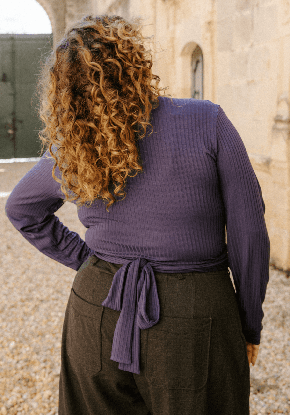 Maison Fauve - Cursive Wrap Top