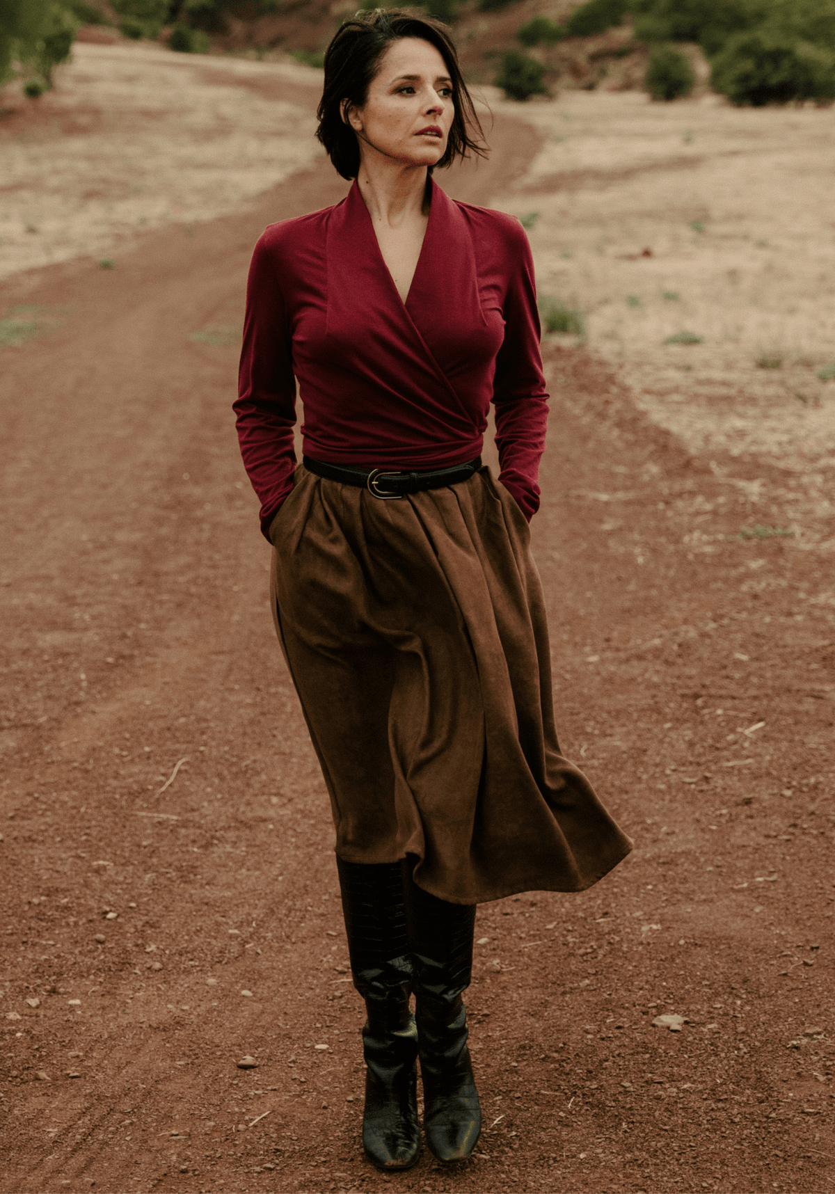 Maison Fauve - Cursive Wrap Top