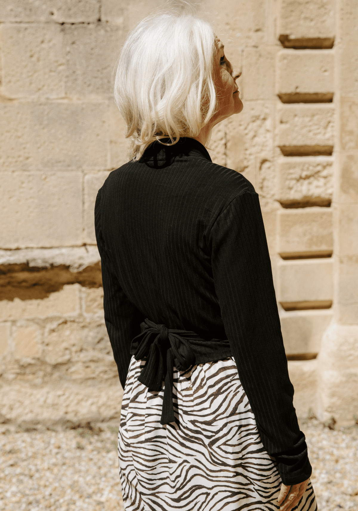 Maison Fauve - Cursive Wrap Top