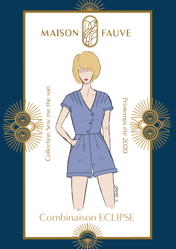 sewing pattern - Maison Fauve - Eclipse playsuit and dress - Little Haberdasher Shoppe