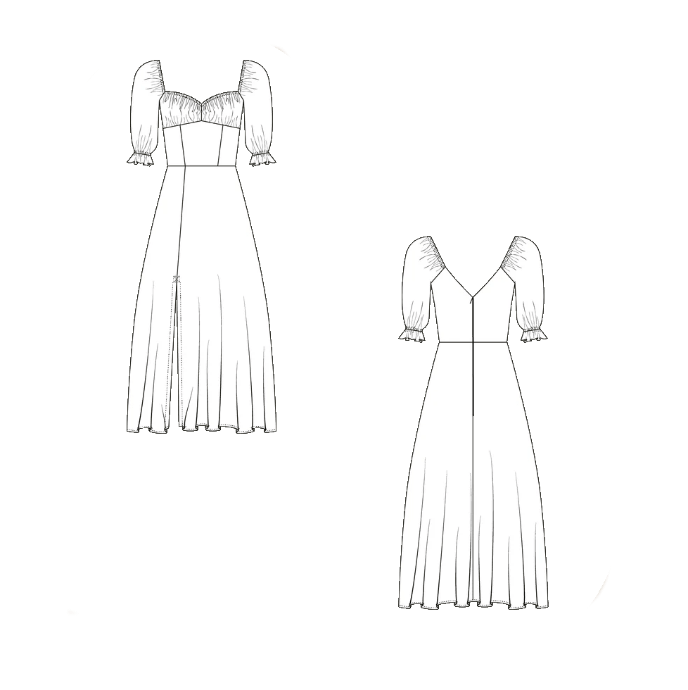 Stitched for Good - Honeysuckle dress