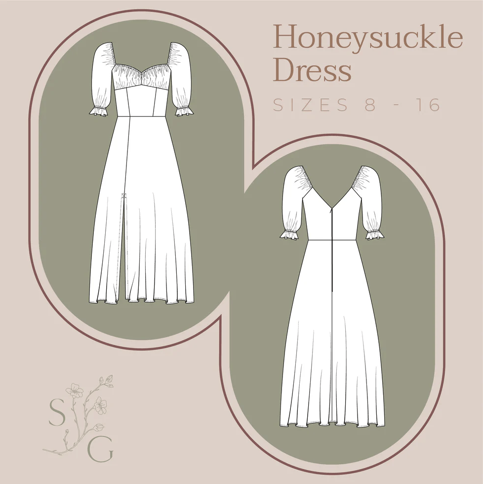 sewing pattern - Stitched for Good - Honeysuckle dress - Little Haberdasher Shoppe