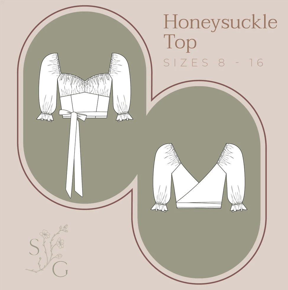 sewing pattern - Stitched for Good - Honeysuckle top - Little Haberdasher Shoppe