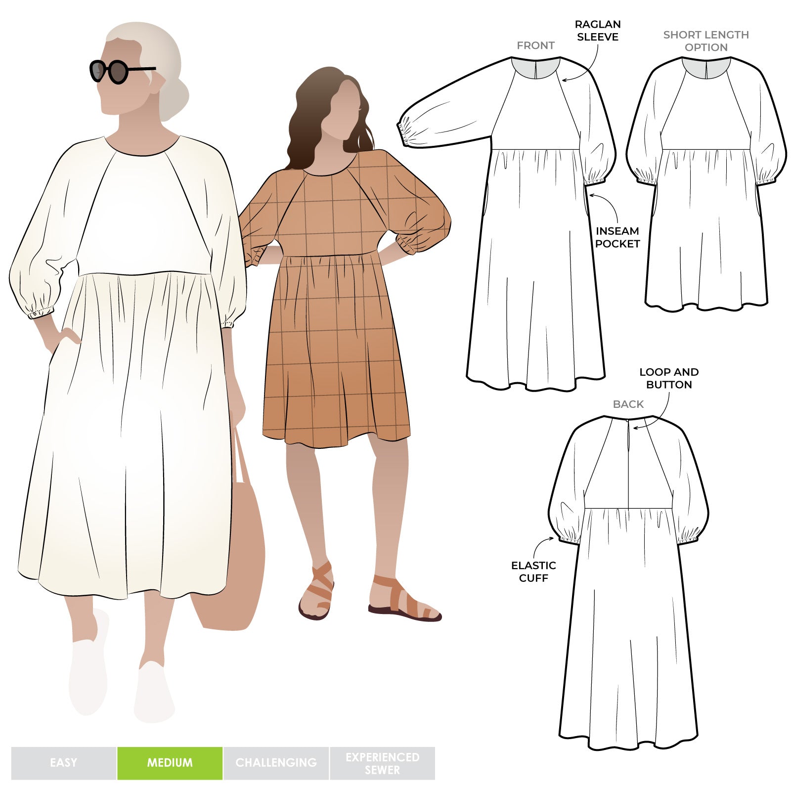 sewing pattern - StyleArc - Hope Dress - Little Haberdasher Shoppe