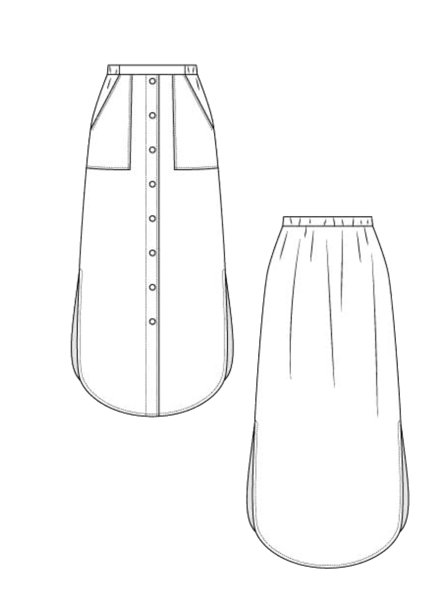 StyleArc - Indigo Maxi Skirt