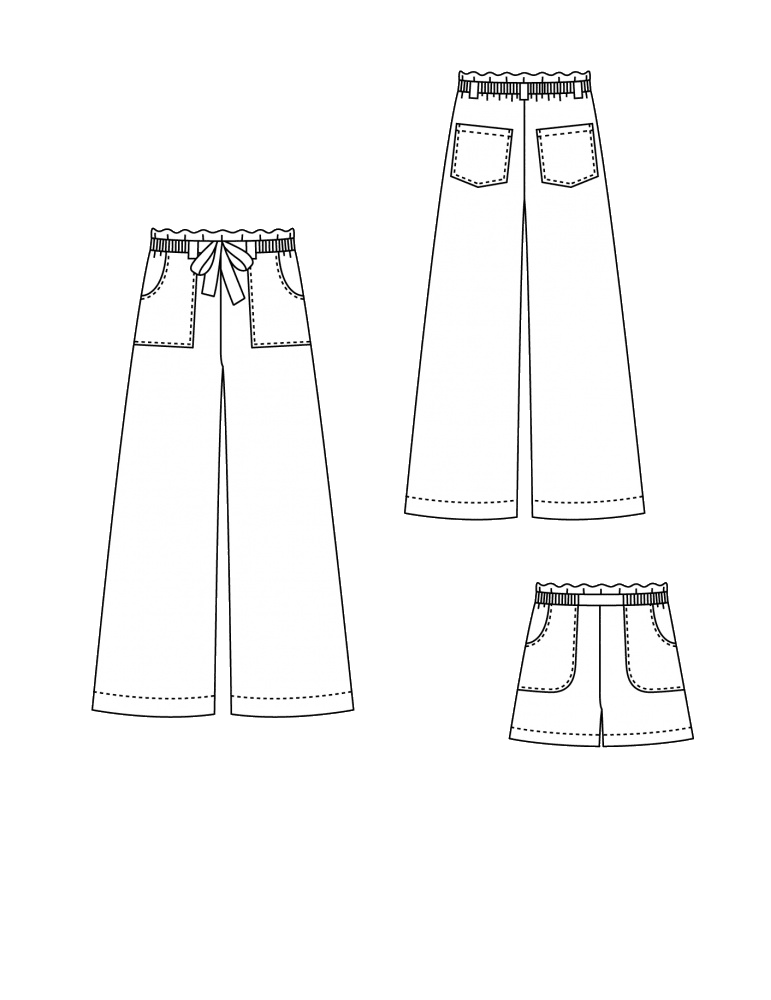 Atelier Scammit - Legende trousers and shorts