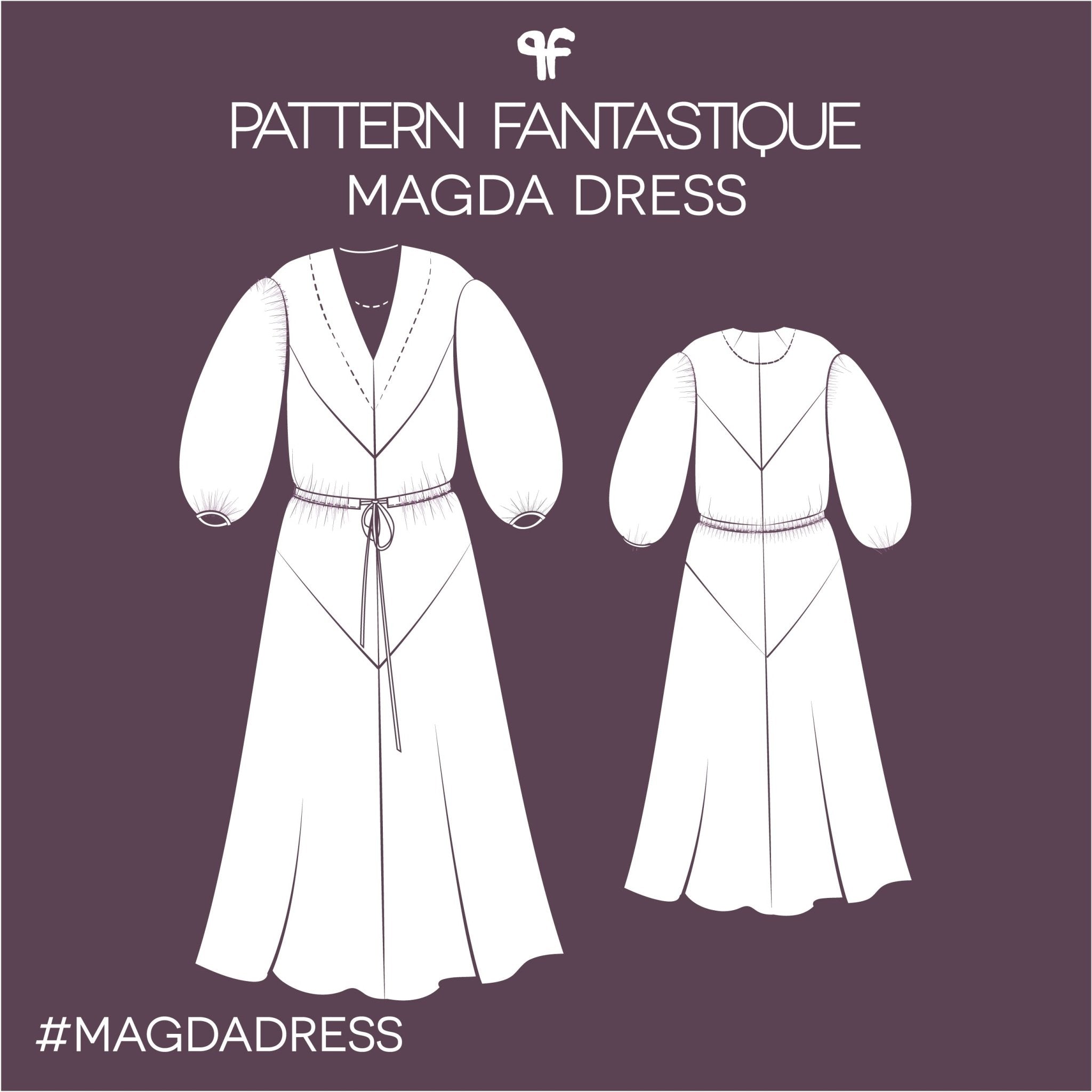 sewing pattern - Pattern Fantastique - Magda Dress - Little Haberdasher Shoppe