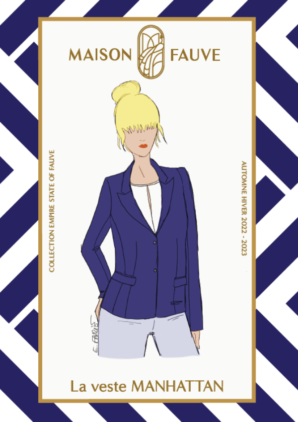 sewing pattern - Maison Fauve - Manhattan blazer - Little Haberdasher Shoppe