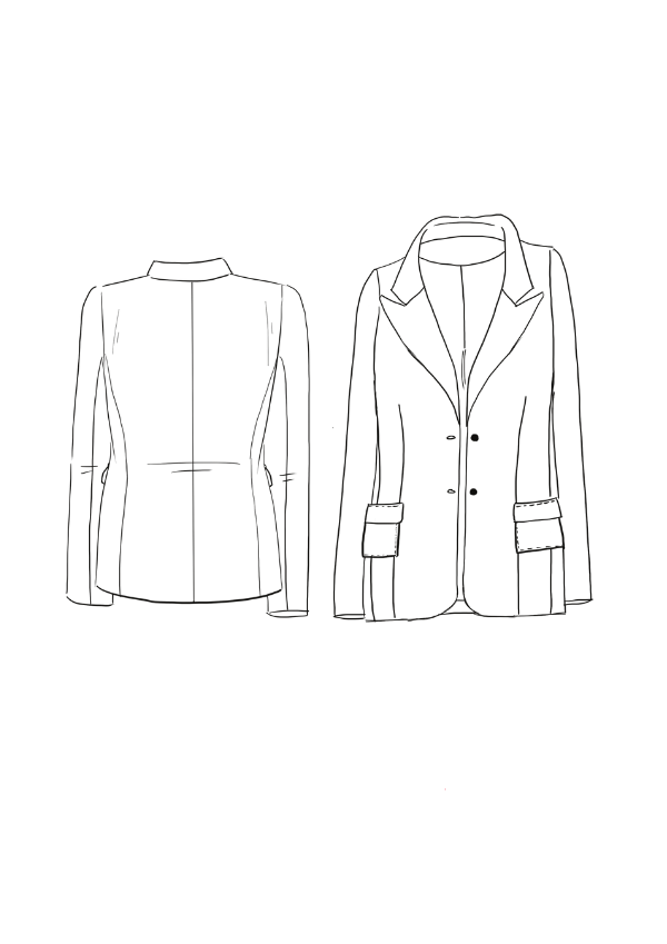 sewing pattern - Maison Fauve - Manhattan blazer - Little Haberdasher Shoppe