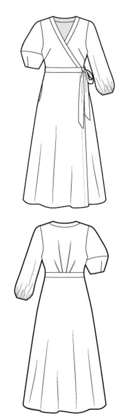 StyleArc - Millicent Wrap Dress