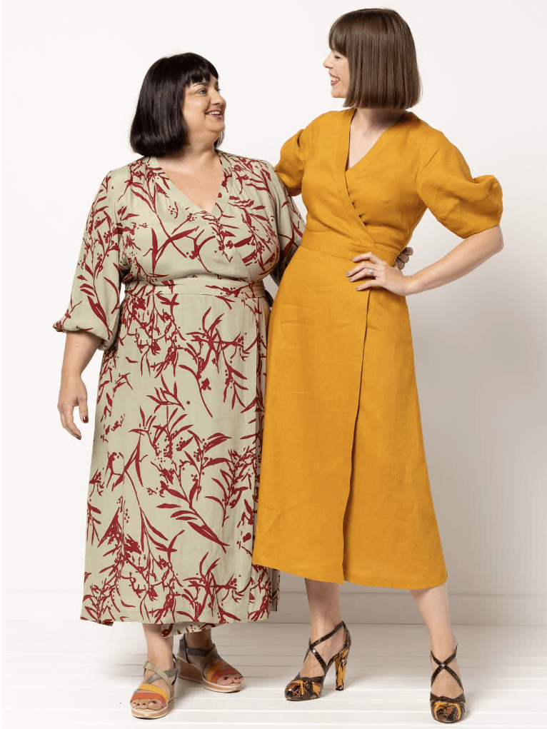 sewing pattern - StyleArc - Millicent Wrap Dress - Little Haberdasher Shoppe