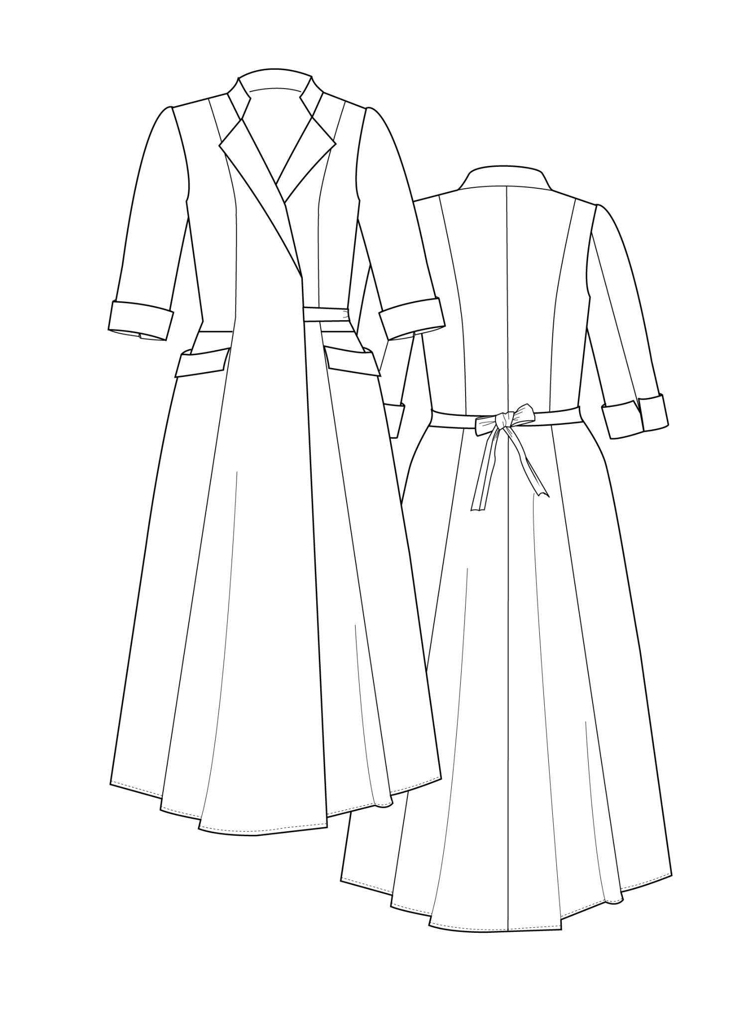 sewing pattern - How to do Fashion - No. 21 Casablanca (PDF) - Little Haberdasher Shoppe