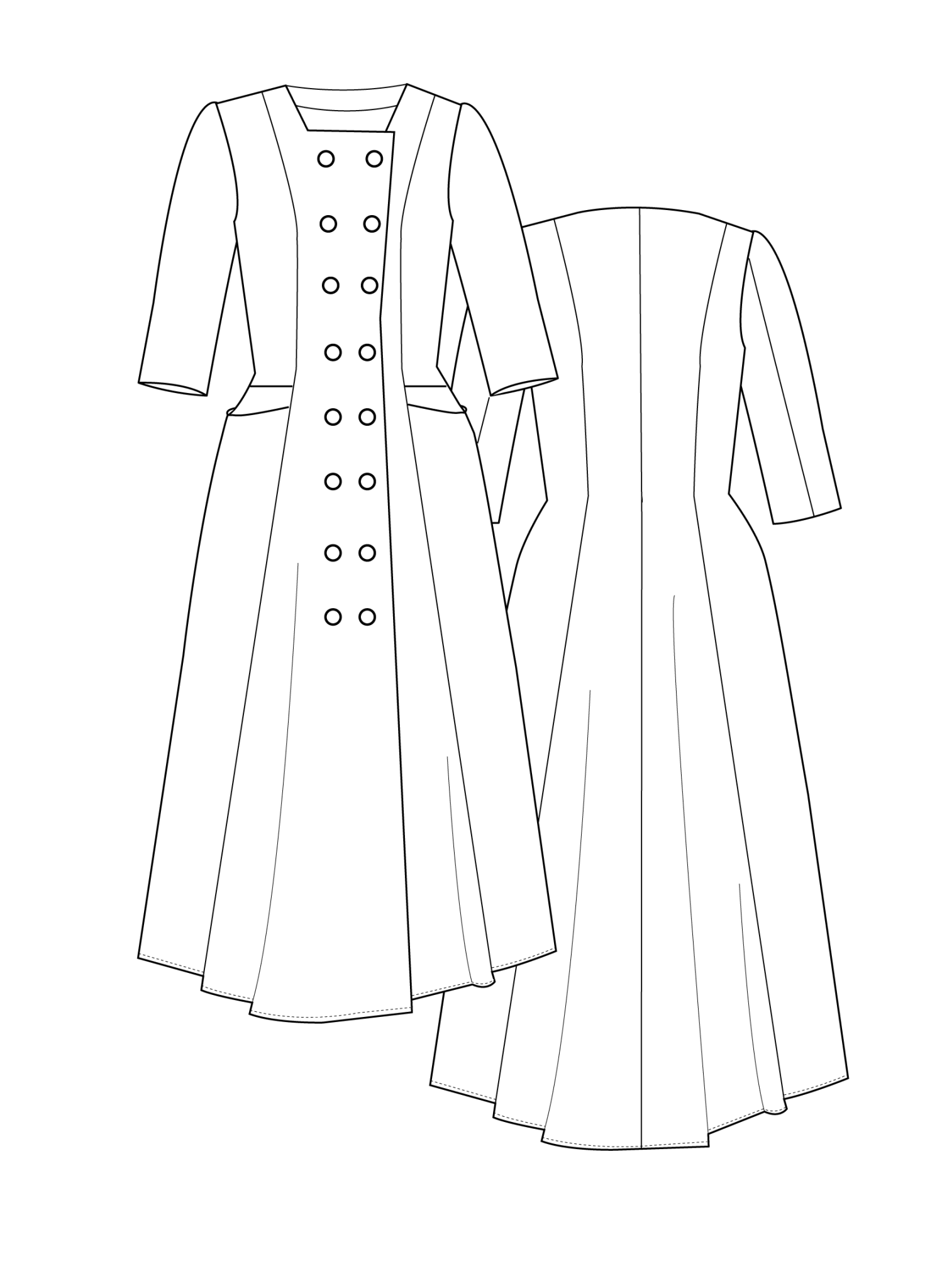 sewing pattern - How to do Fashion - No. 21 Casablanca (PDF) - Little Haberdasher Shoppe