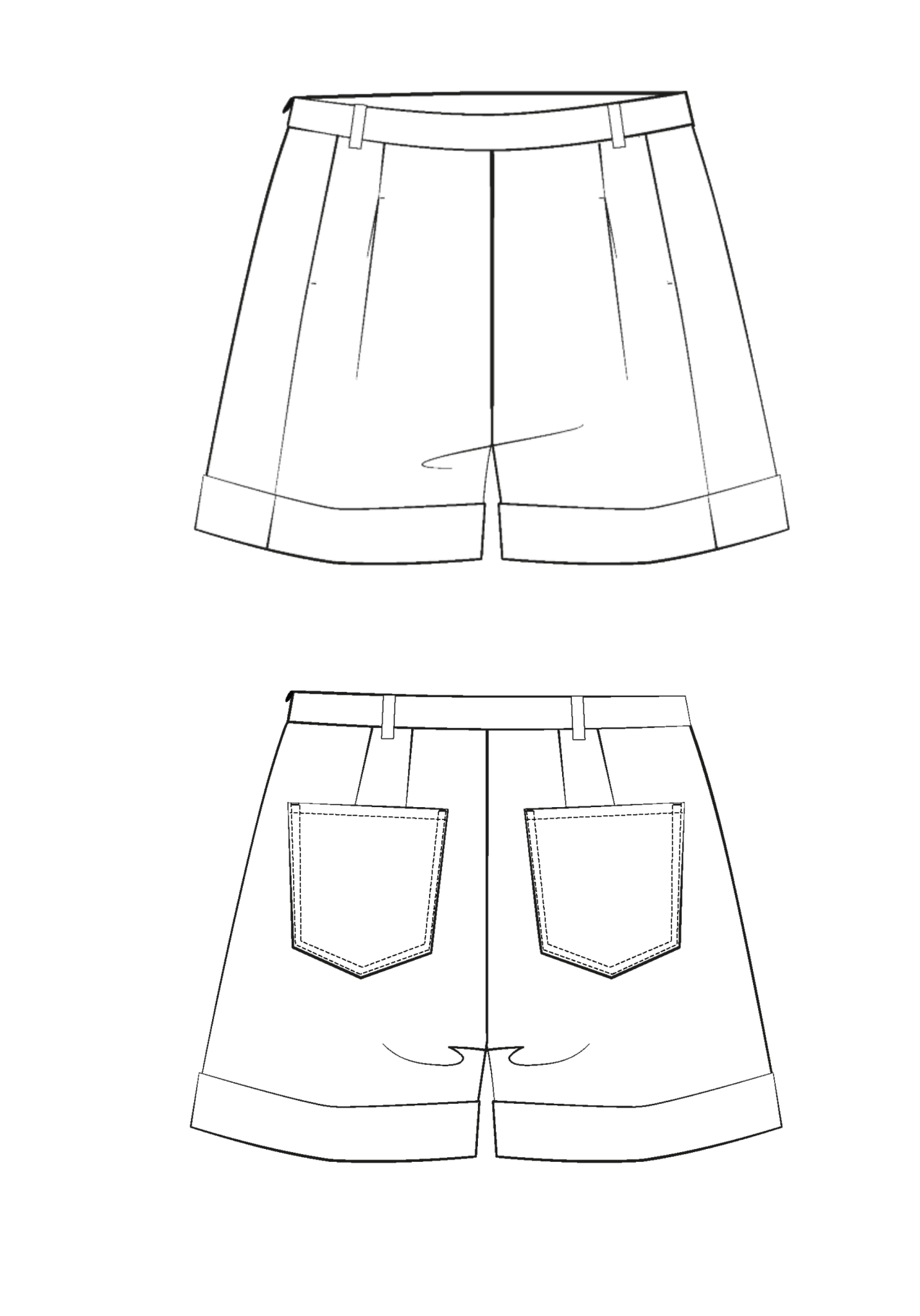Maison Fauve - Peacock Shorts