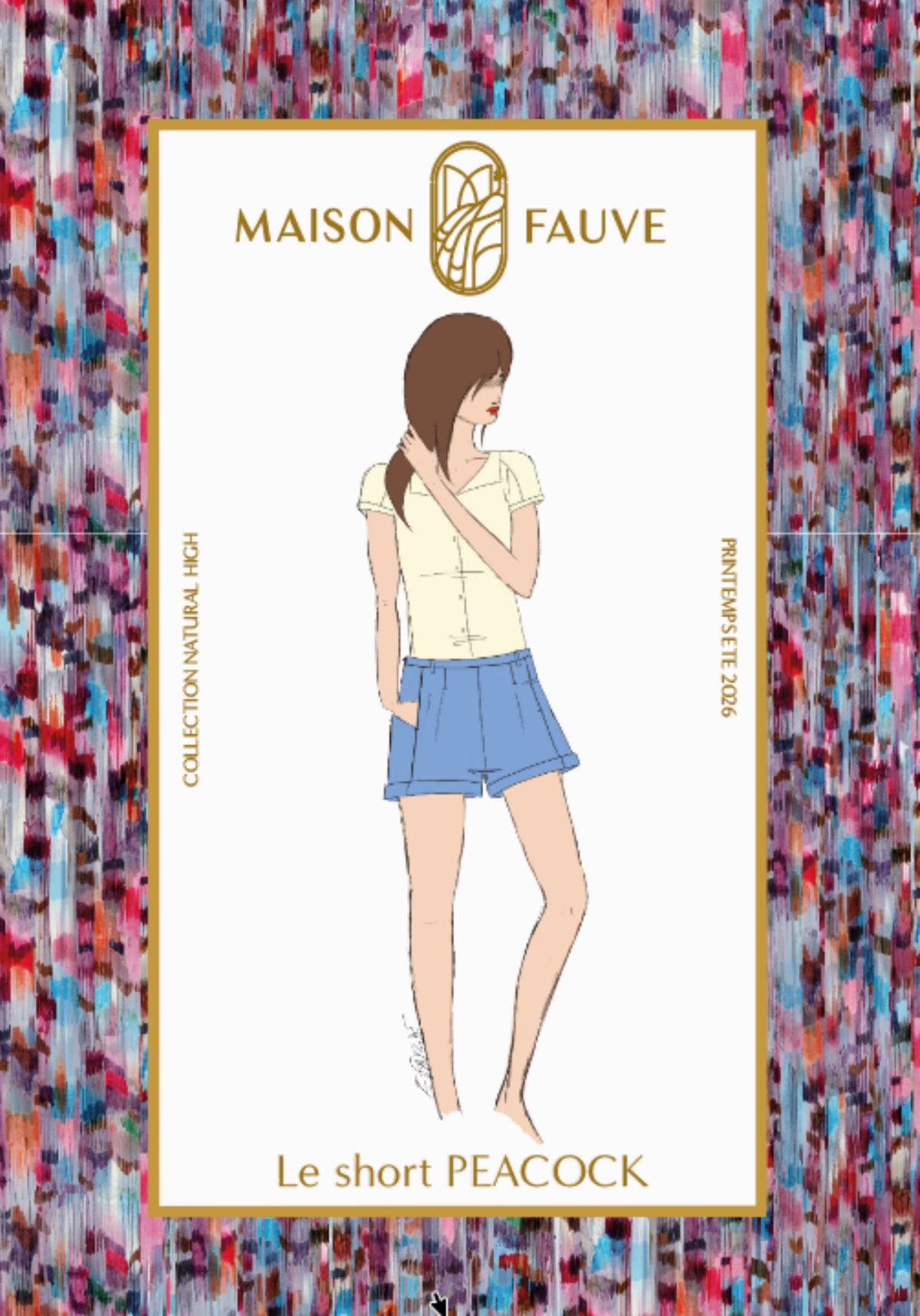 Maison Fauve - Peacock Shorts
