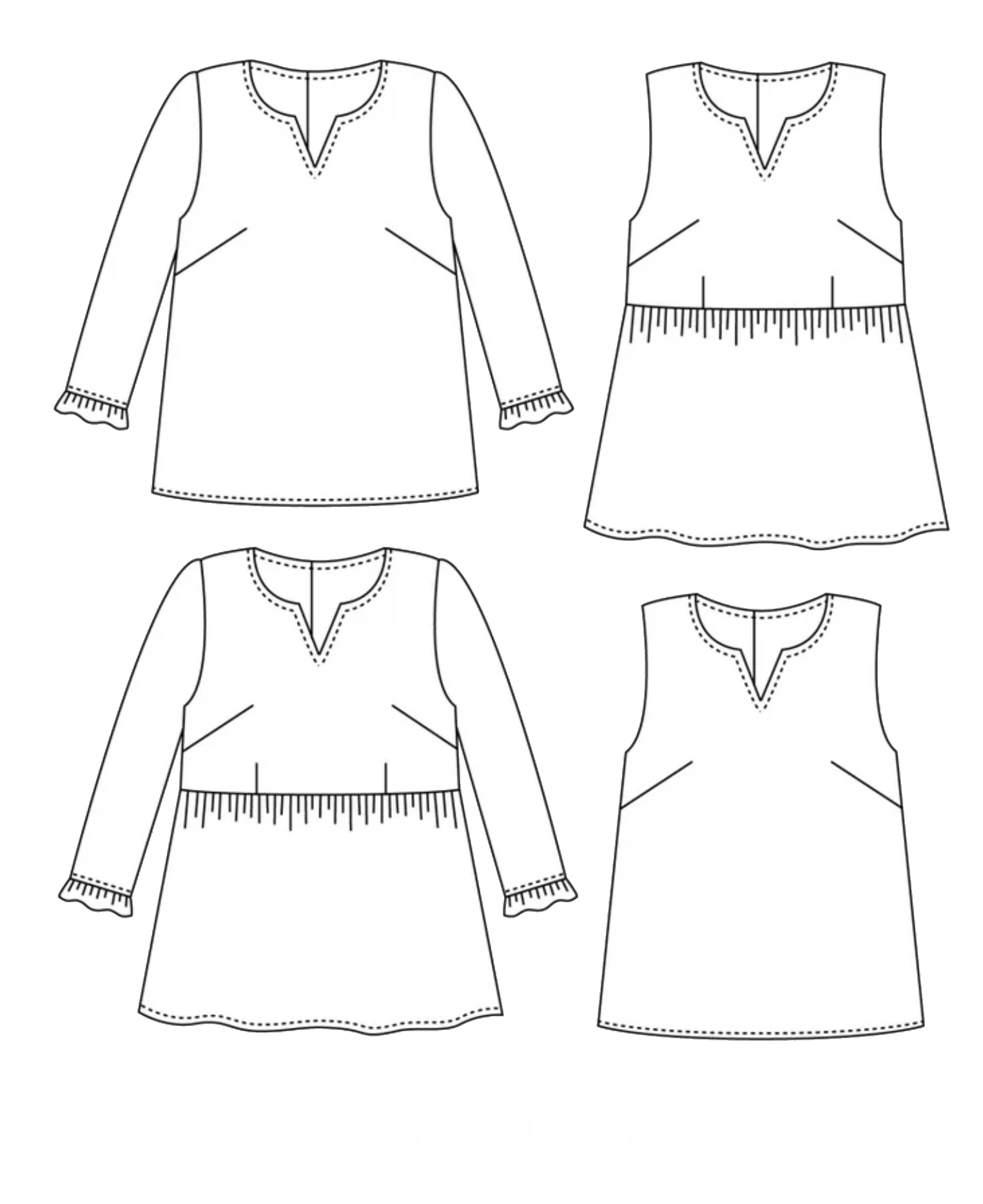 Atelier Scammit - Pepa blouse
